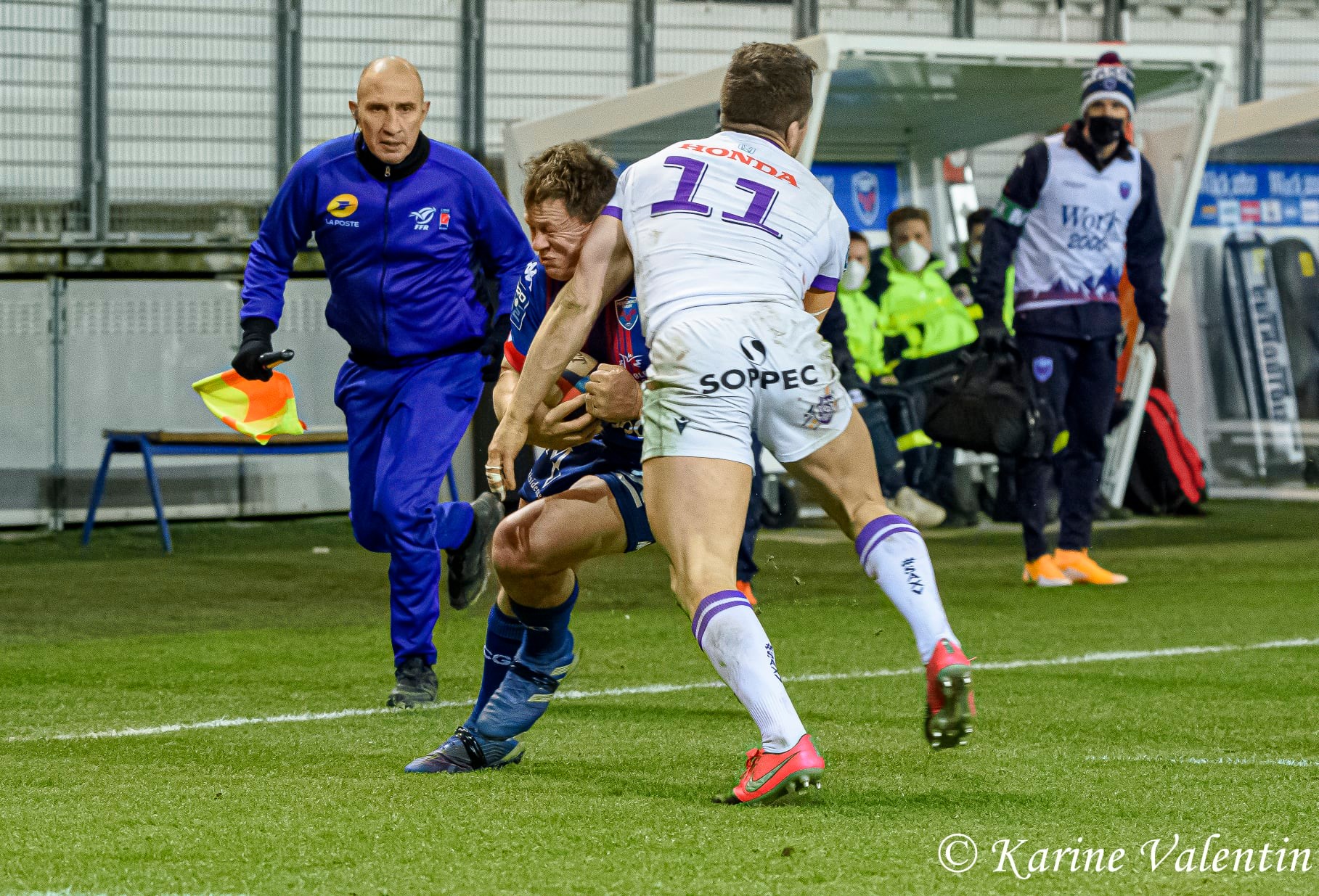  FC Grenoble Rugby - Soyaux Angoulême - Rugby - FC Grenoble VS Soyaux Angoulême (#GrenobleAngouleme2021jan) Photo by: Karine Valentin | Siuxy Sports 2021-01-15