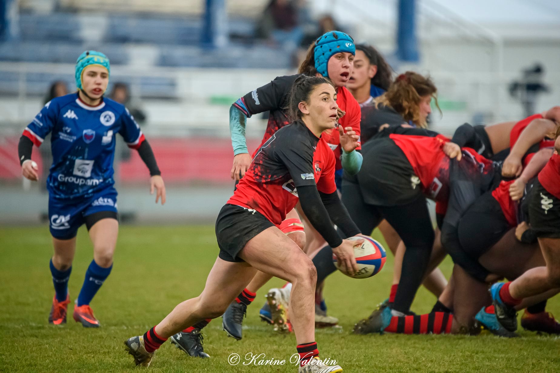 Océane MILLO CHEVREY -  FC Grenoble Rugby - AC Bobigny 93 Rugby - Rugby -  (#GrenobleVsBobigny2021Dec) Photo by: Karine Valentin | Siuxy Sports 2021-12-21