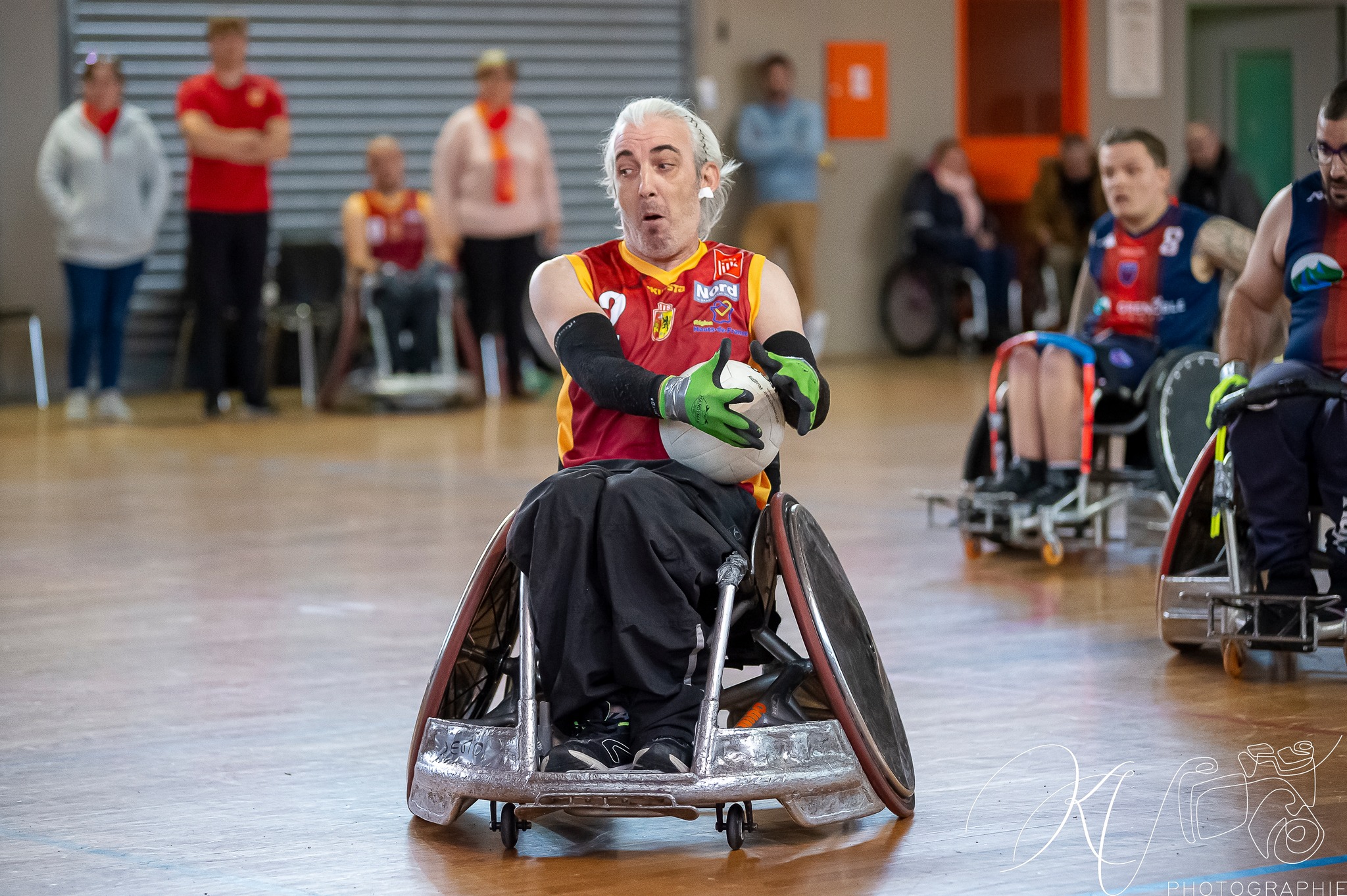  FC Grenoble Rugby -  - Wheelchair rugby - CHAMPIONNAT DE FRANCE RUGBY FAUTEUIL (#CHAMPFrRugbyFauteuil2022) Photo by: Karine Valentin | Siuxy Sports 2022-11-19