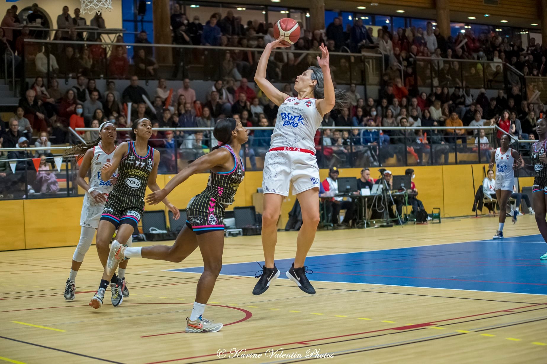 Aurore PAUTOU -  BC Tronche Meylan - Champagne Basket - Basketball - BCTM (73) vs (65) Reims - Basketball Fém. (#FFBB22BCTMREIMSa) Photo by: Karine Valentin | Siuxy Sports 2022-04-02