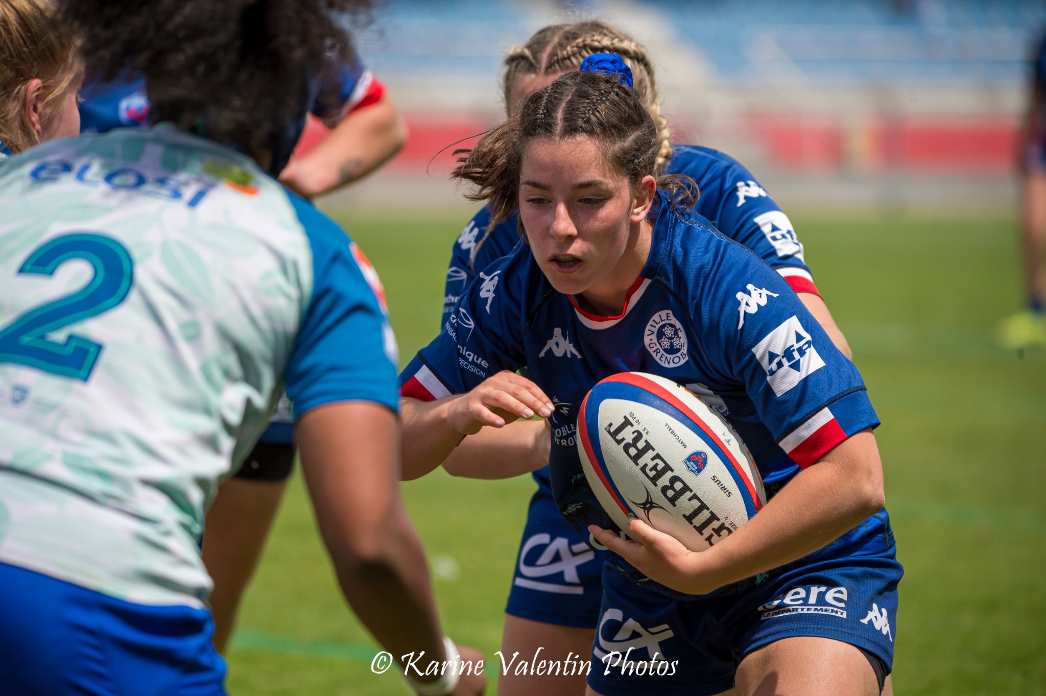 Cléa MICHEL -  FC Grenoble Rugby - Lille Métropole Rugby Club Villeneuvois - Rugby - FCG Amazones (24) vs (19) LMRCV - 1/4 de finale Fed 1  (#AmazonesVsLMRCV2022) Photo by: Karine Valentin | Siuxy Sports 2022-05-21