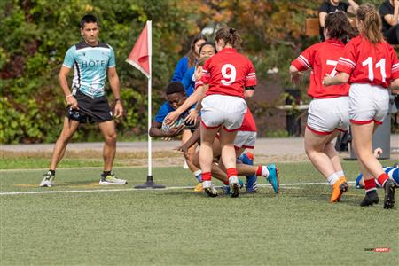 RSEQ Rugby Fem - U. de Montréal (70) vs (3) McGill - Reel A1 - 1er mi-temps