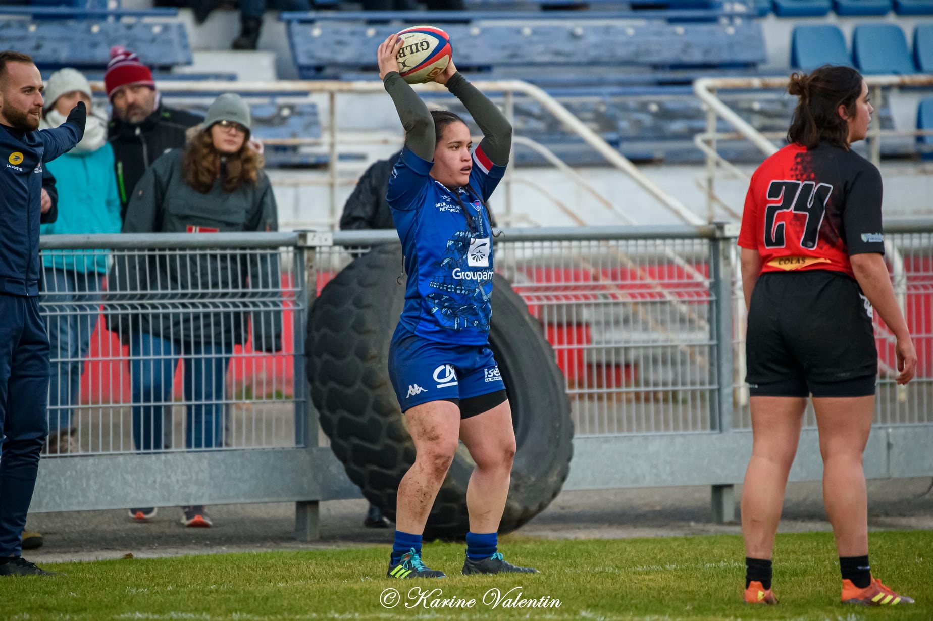 Linda HAFSA -  FC Grenoble Rugby - AC Bobigny 93 Rugby - Rugby -  (#GrenobleVsBobigny2021Dec) Photo by: Karine Valentin | Siuxy Sports 2021-12-21
