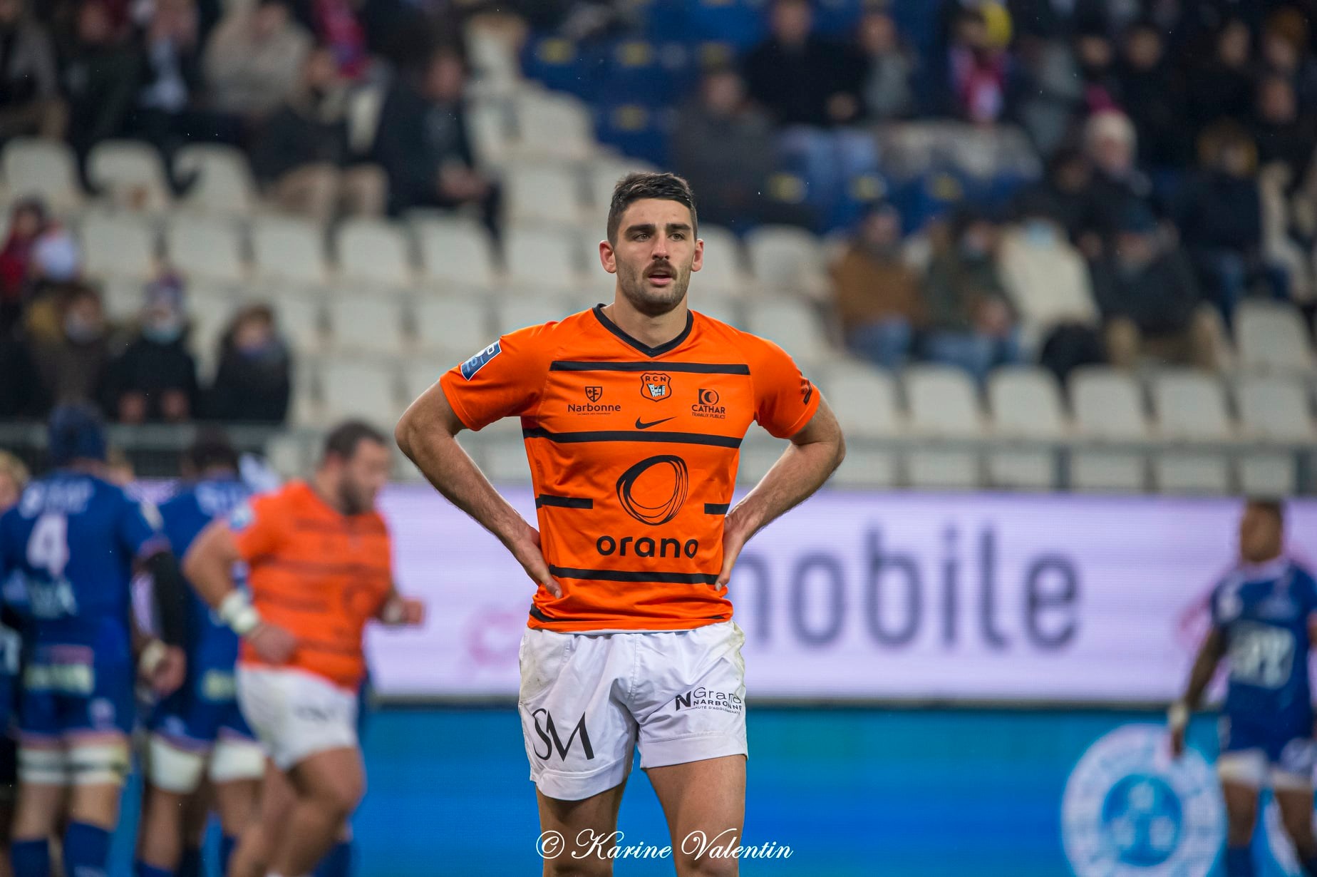 Pierre NUENO -  Racing Club Narbonnais -  - Rugby -  (#GrenobleVsNarbonne2021Nov) Photo by: Karine Valentin | Siuxy Sports 2021-11-26