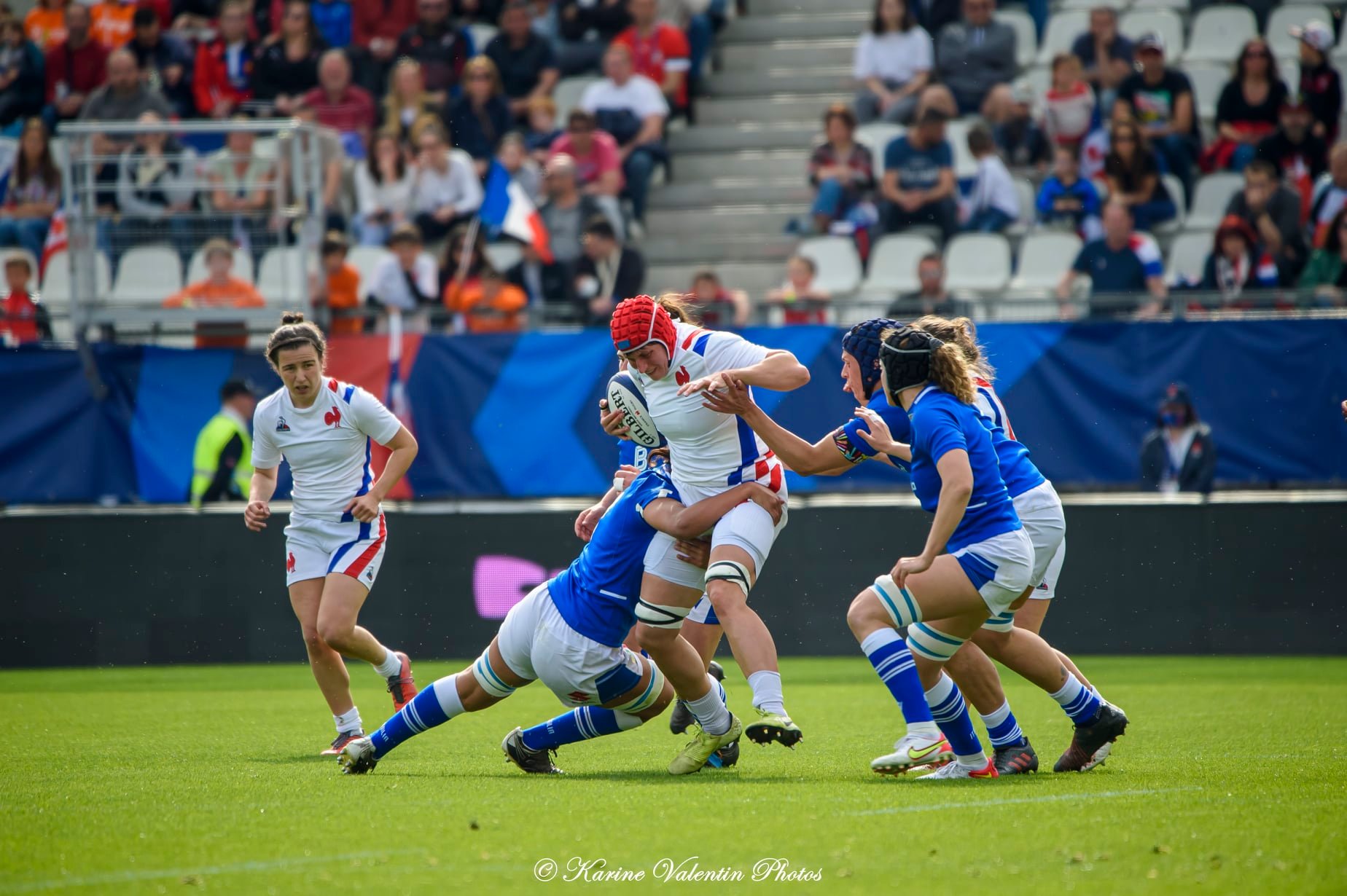  Équipe de France de rugby à XV - Nazionale di rugby a 15 dell'Italia - Rugby - France (39) vs Italie (6) - 6N fém. (#FranceVsItalie6Nfem2022) Photo by: Karine Valentin | Siuxy Sports 2022-03-27