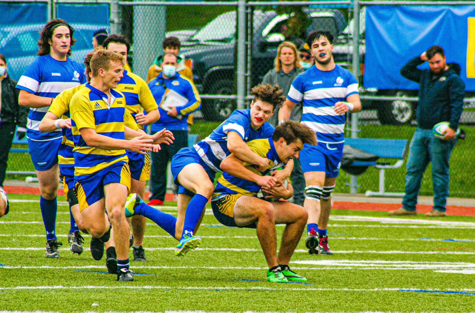 Marc BELVEDERE -  College John Abbott - College Dawson - Rugby -  (#AbbottVsDawsonM2021) Photo by:  | Siuxy Sports 2021-10-03