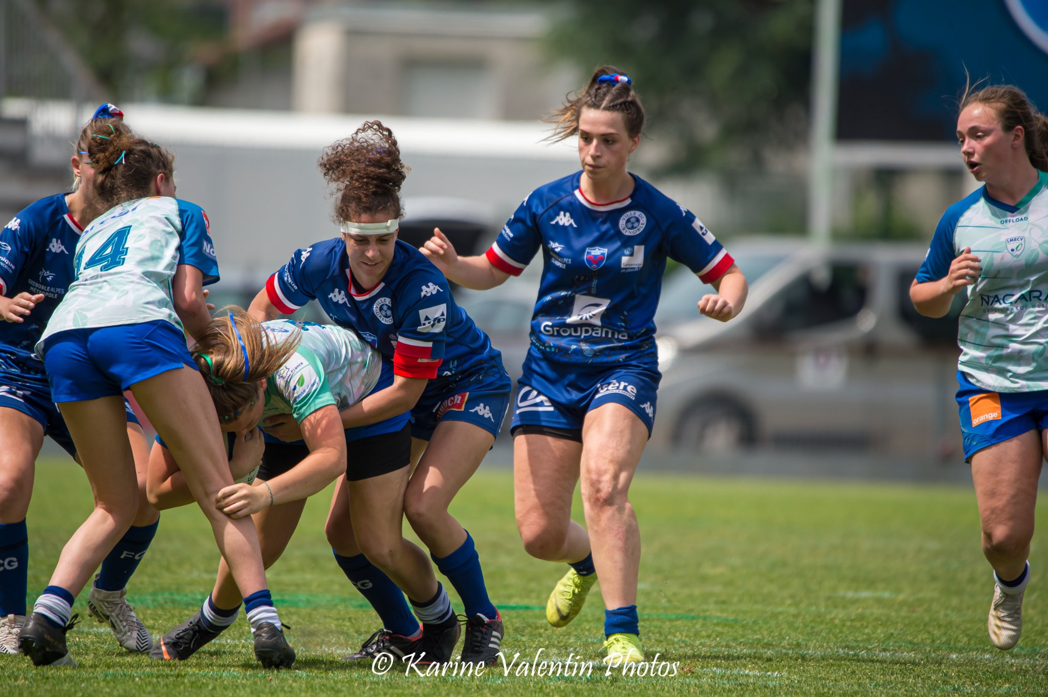  FC Grenoble Rugby - Lille Métropole Rugby Club Villeneuvois - Rugby - FCG Amazones (24) vs (19) LMRCV - 1/4 de finale Fed 1  (#AmazonesVsLMRCV2022) Photo by: Karine Valentin | Siuxy Sports 2022-05-21