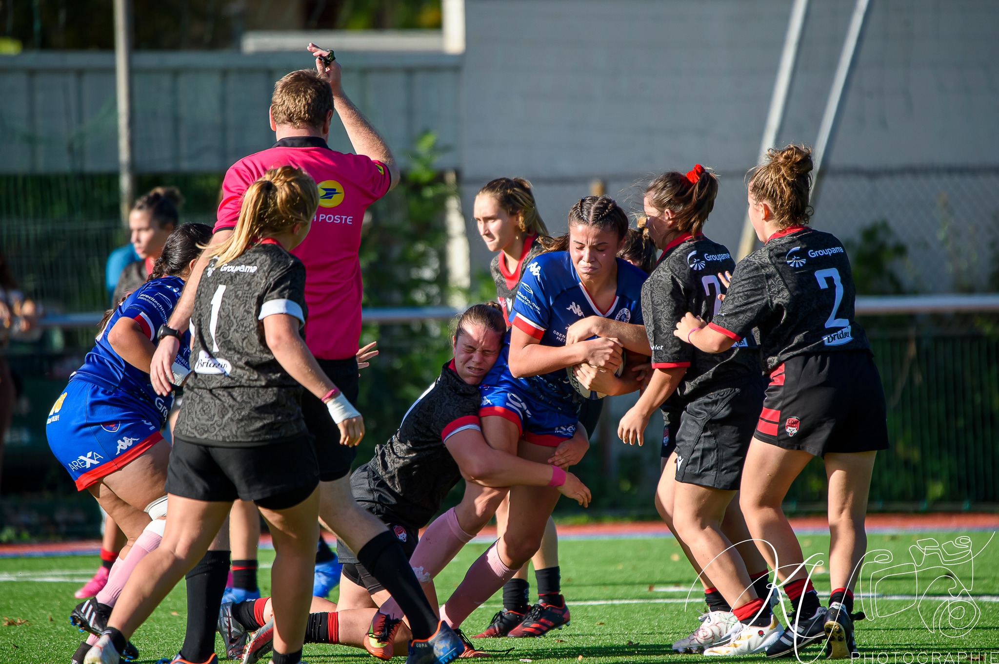  FC Grenoble Rugby - Lyon Olympique Universitaire - Rugby - Match Amical U18 - FCG Amazones vs LOU (#U18FCGLOU2022) Photo by: Karine Valentin | Siuxy Sports 2022-10-22