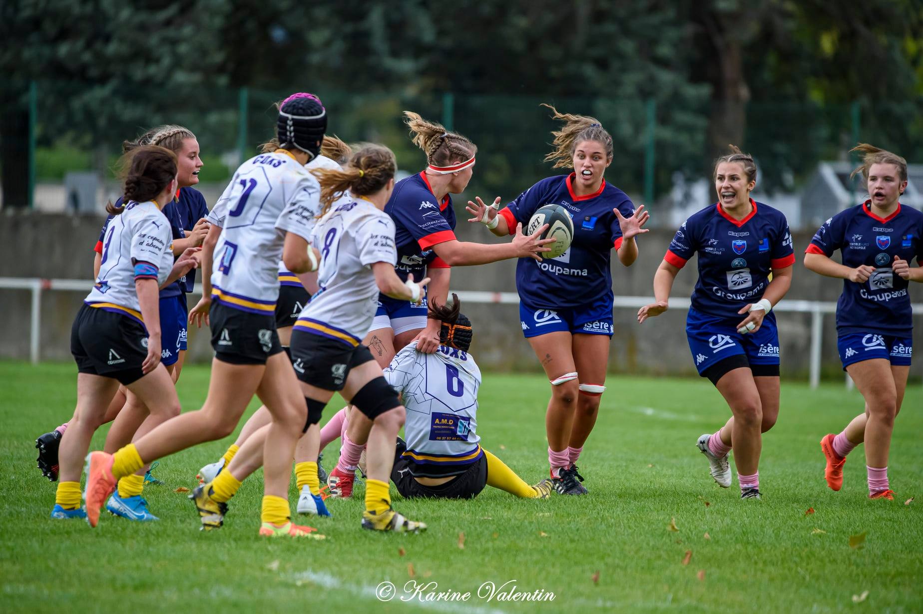  FC Grenoble Rugby - GUC-SMH - Rugby - Grenoble Amazones vs GUC-SMH (#AmazonesVsGUCSMH2021oct) Photo by: Karine Valentin | Siuxy Sports 2021-10-03