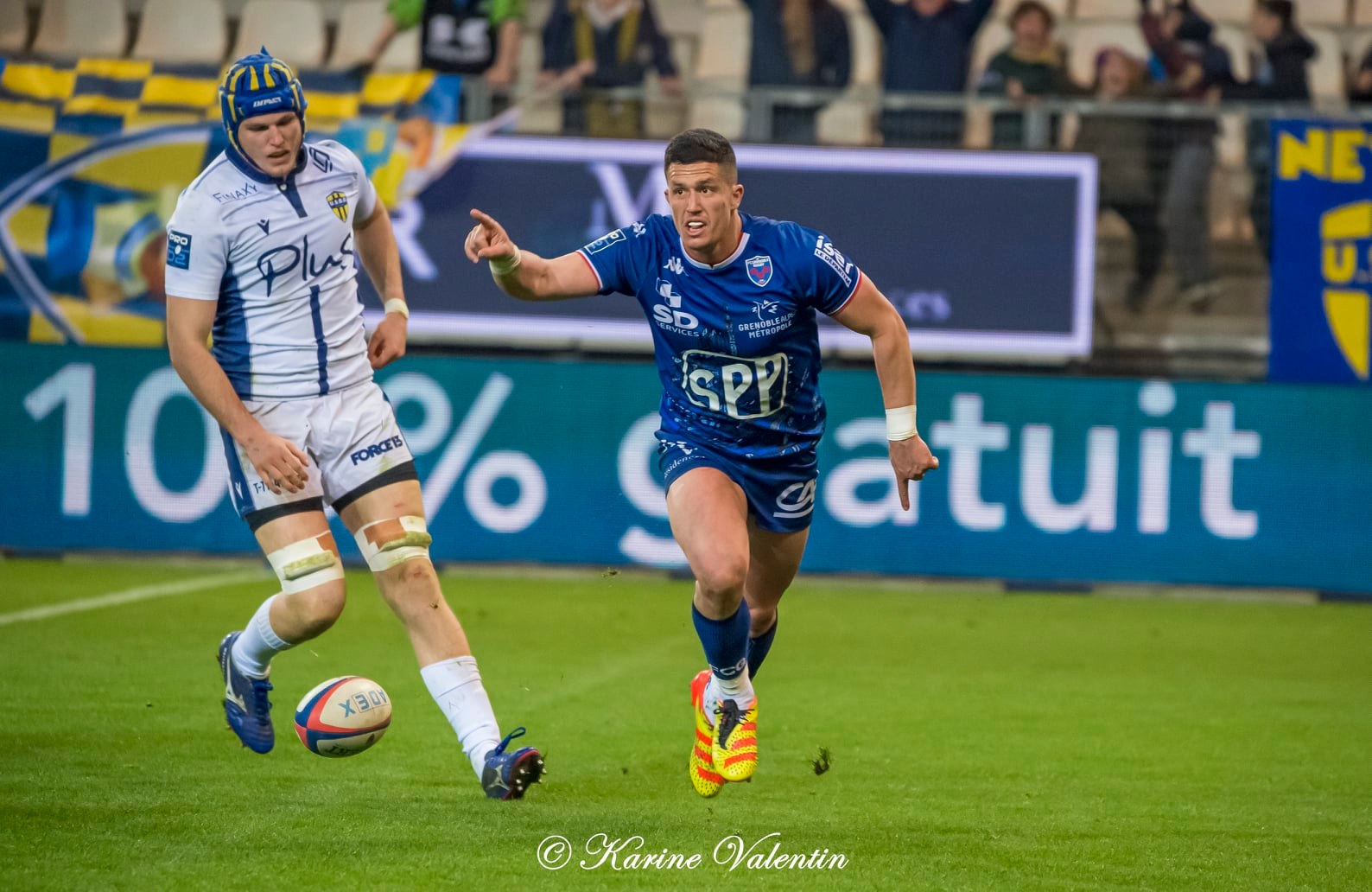 Adrien SEGURET -  FC Grenoble Rugby - USON Nevers - Rugby - FC Grenoble Rugby (34) vs USON Nevers (10) - 2022 (#FCGvsUSON2022) Photo by: Karine Valentin | Siuxy Sports 2022-03-04