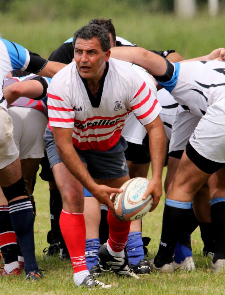 Areco Rugby Club - Centro Naval - RugbyV - Areco vs RON XV (Centro Naval) - Primer Encuentro de Veteranos en Areco con Vaquillona c/ Cuero 2014 (#ArecoVsRONXV2014) Photo by: Luis Robredo | Siuxy Sports 2014-10-18