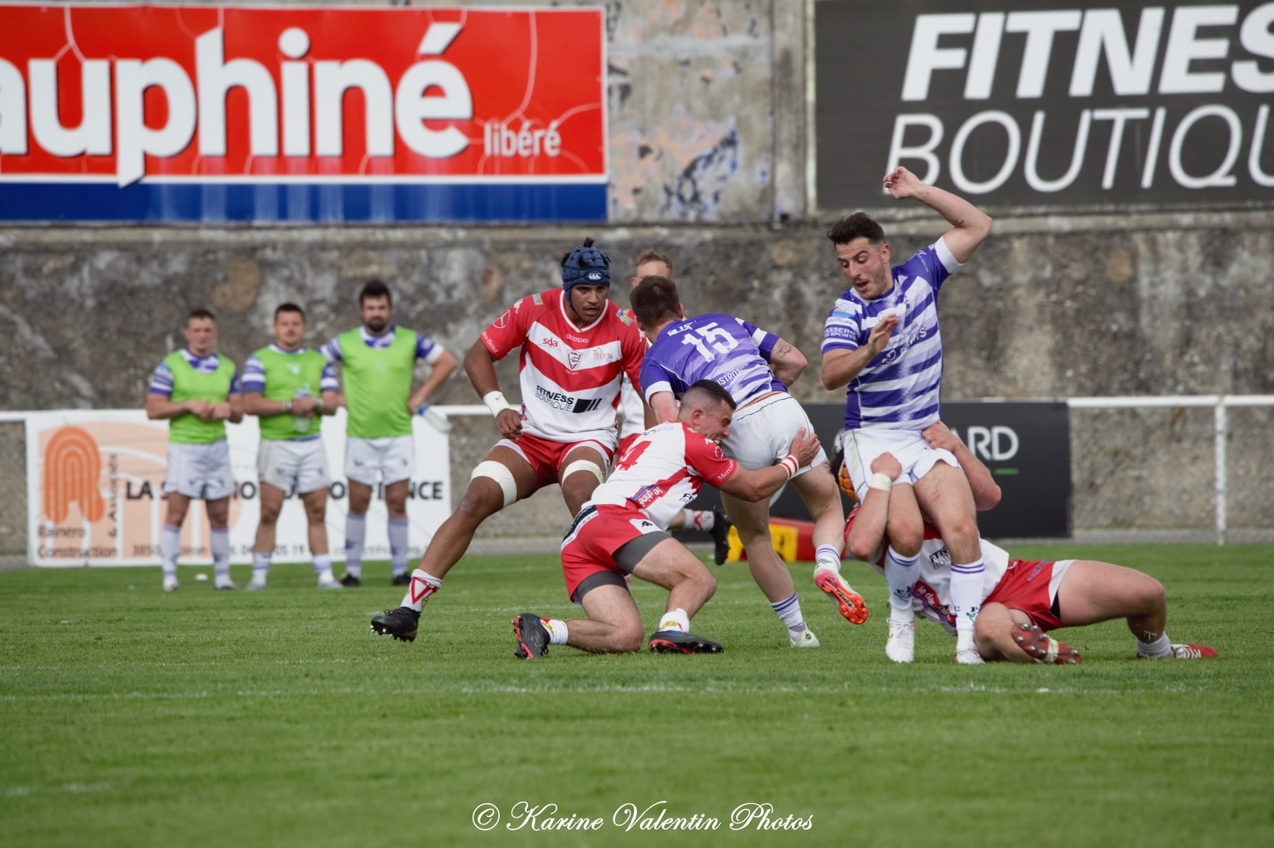  Stade Olympique Voironnais - Paris Université Club - Rugby - SOV (12) vs (47) PUC (#SOVPUC2022) Photo by: Karine Valentin | Siuxy Sports 2022-05-08