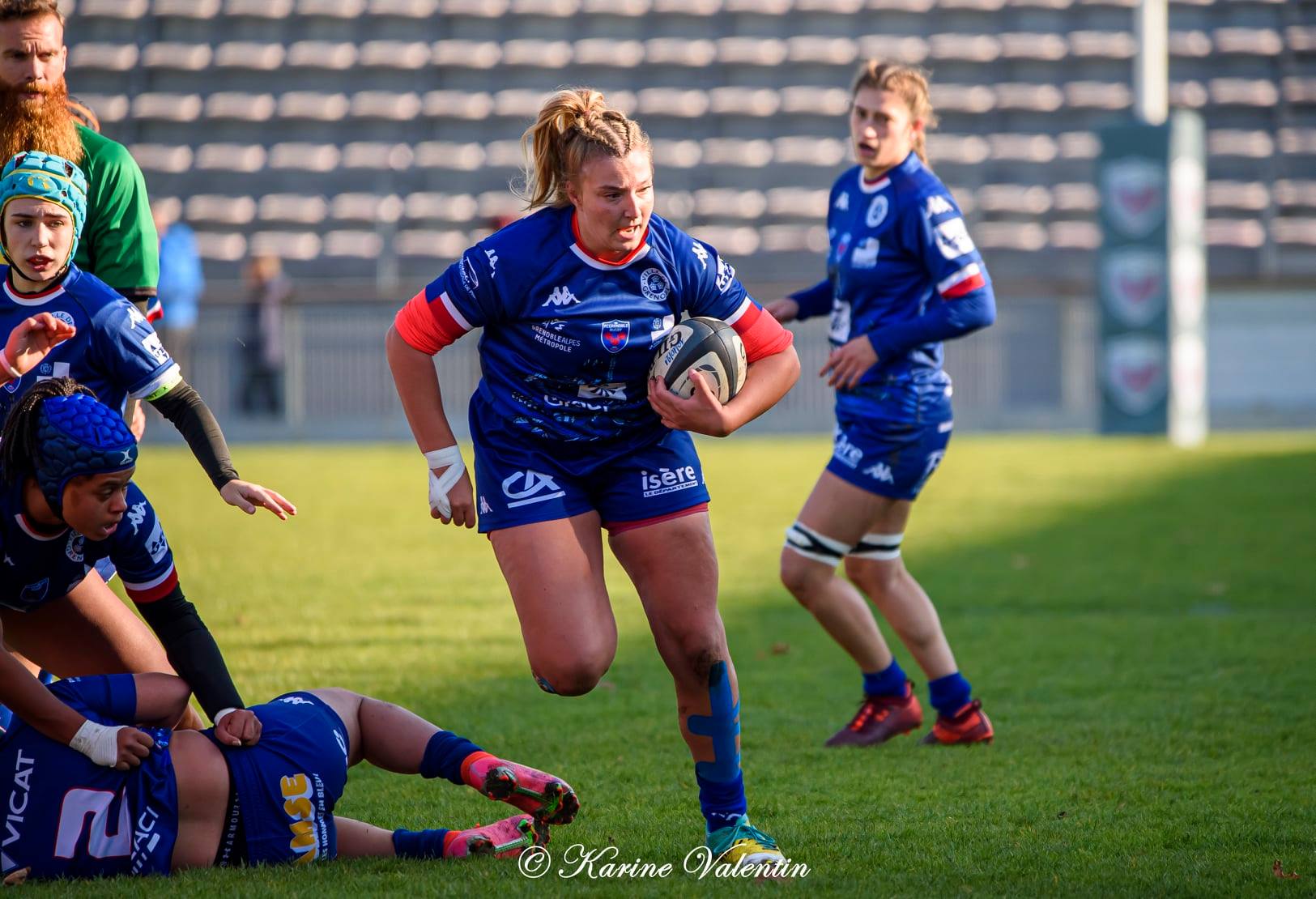 Jade BONNET - Océane MILLO CHEVREY -  FC Grenoble Rugby - Blagnac - Rugby -  (#GrenobleVsBlagnac2021) Photo by: Karine Valentin | Siuxy Sports 2021-11-21