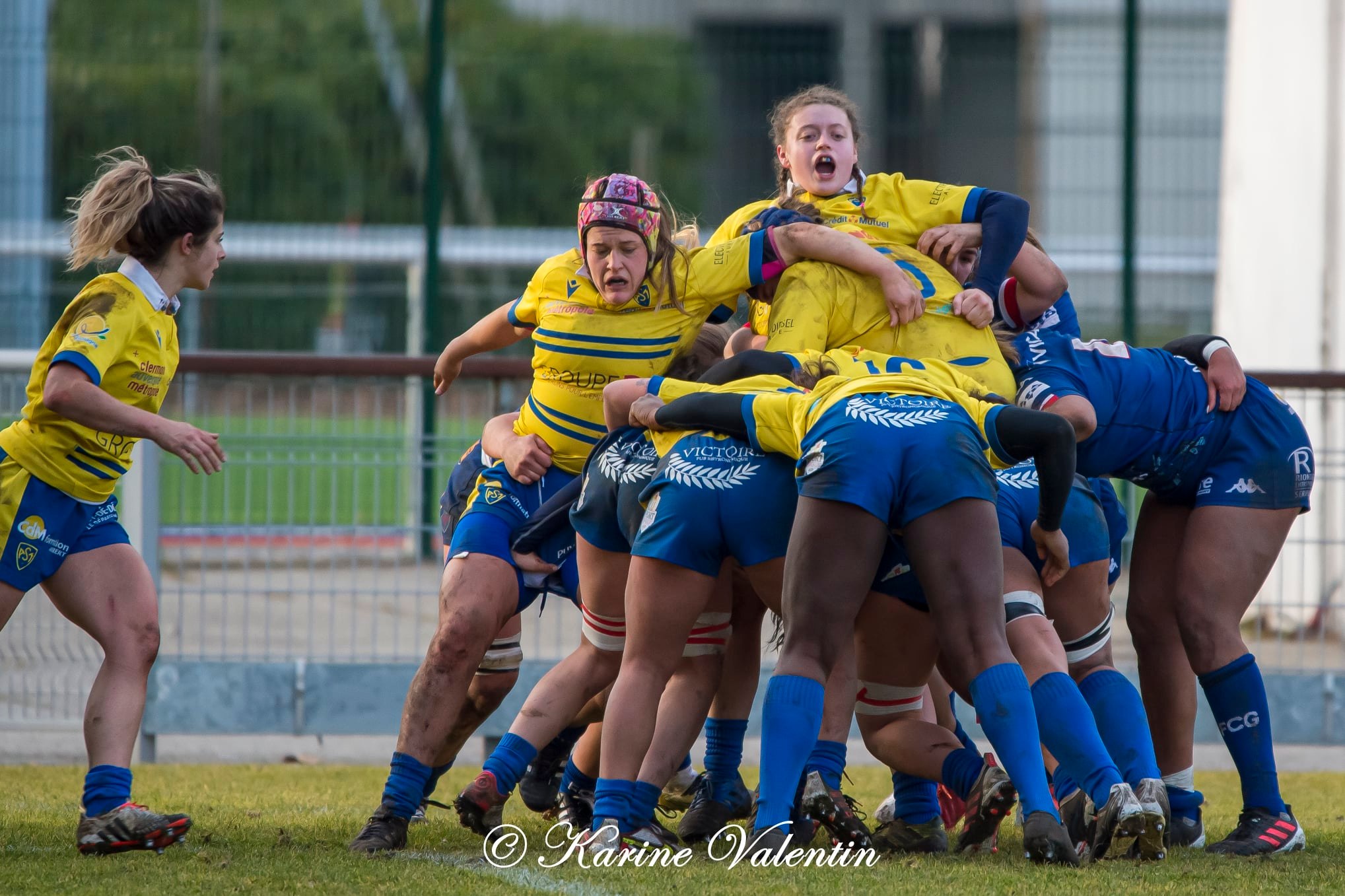  FC Grenoble Rugby - ASM Romagnat rugby féminin - Rugby - Grenoble Amazones vs ASM Romagnat (#FCGVsASMRomagnat2022) Photo by: Karine Valentin | Siuxy Sports 2022-02-06
