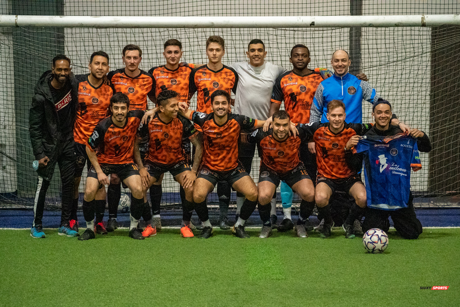 Juan ANSALDO - Soufiyan BEN BOUBKER - Richard CARVALHO - Ilan CHETRIT - Alexander FLORES - Vincent GARCIA - Antonio HAMRAT - Clement HOUDELINE - Morgan LESSARD - Clement MAILLARD - Omar Raul MOLINA GARRIDO - Mike PERALTA MARTINEZ - Wilfried ZOUANTCHA -  Trakia - Bandjos FC - Soccer - Trakia Jr (1) vs (3) Bandjos FC Div1 (#TrakiaJrVsBandjosDiv1) Photo by:  | Siuxy Sports 2022-04-15