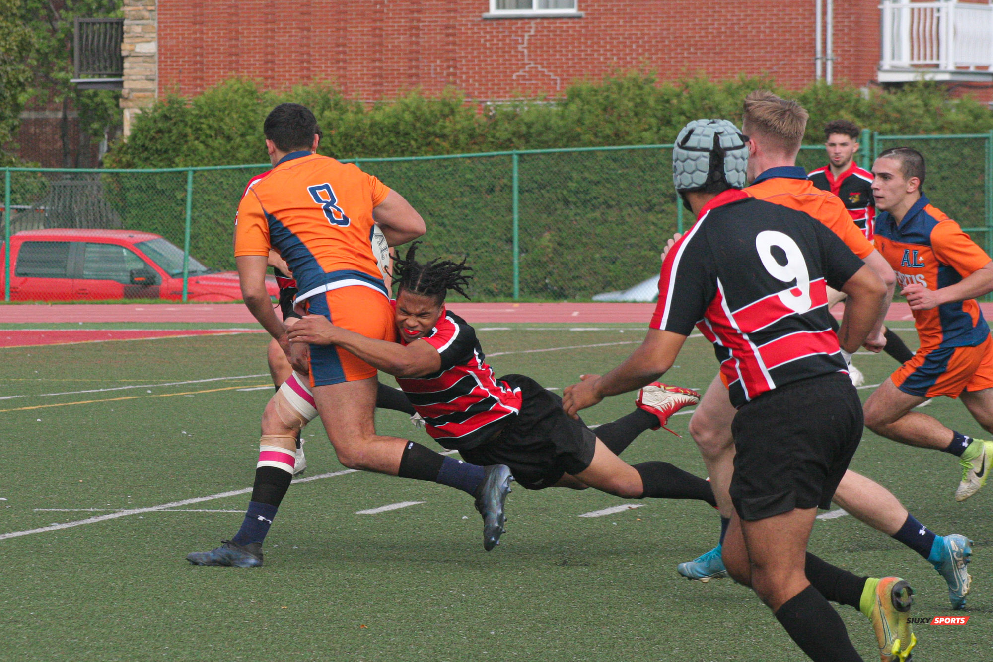 Clément AUCEIL -  Cégep André Laurendeau - Cégep Vanier - Rugby -  (#ALvsVanier2021M) Photo by:  | Siuxy Sports 2021-10-10