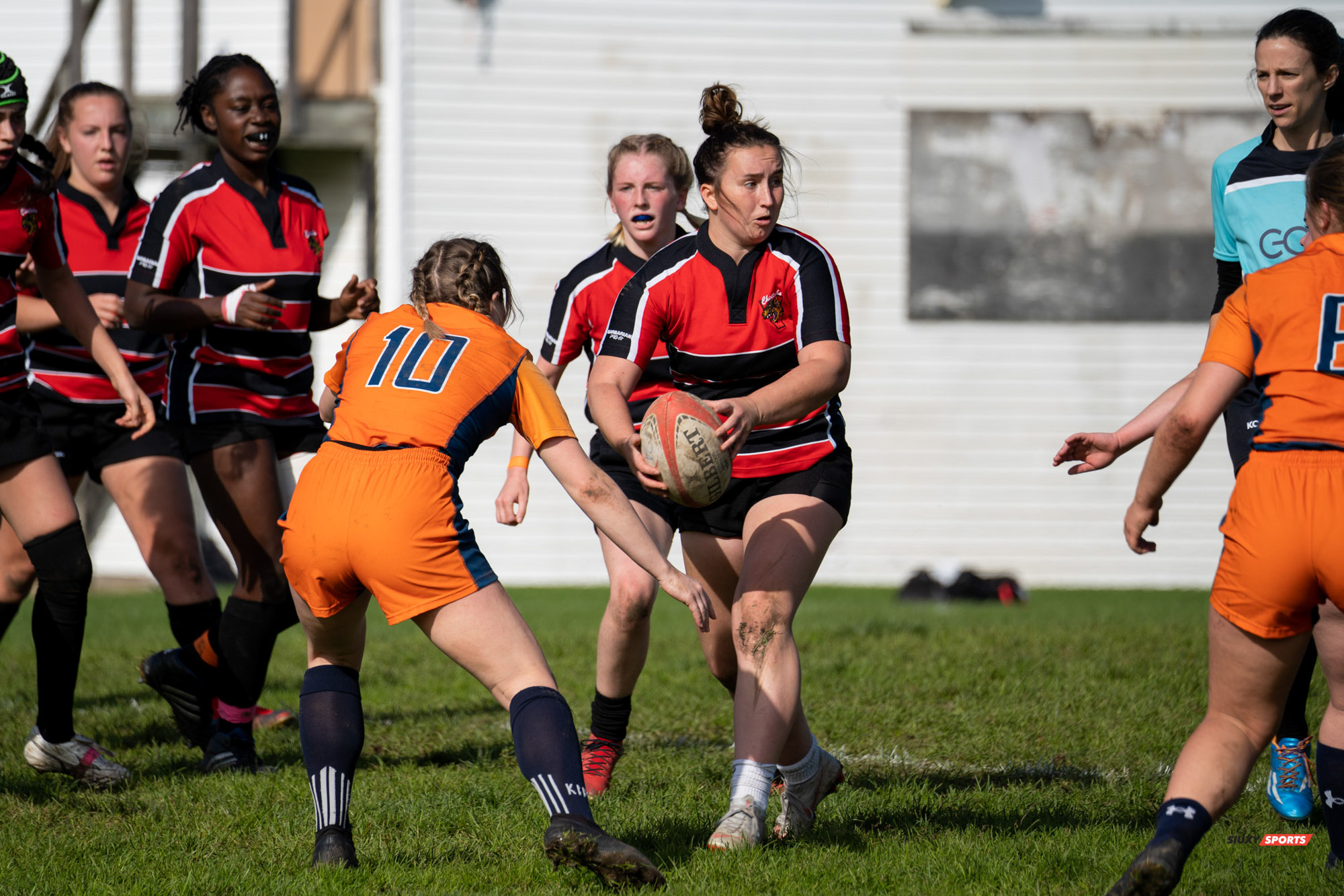 Ashley BROWN - Janay FRANCIS -  Cégep Vanier - Cégep André Laurendeau - Rugby -  (#VanierVsAL2021F) Photo by:  | Siuxy Sports 2021-10-24