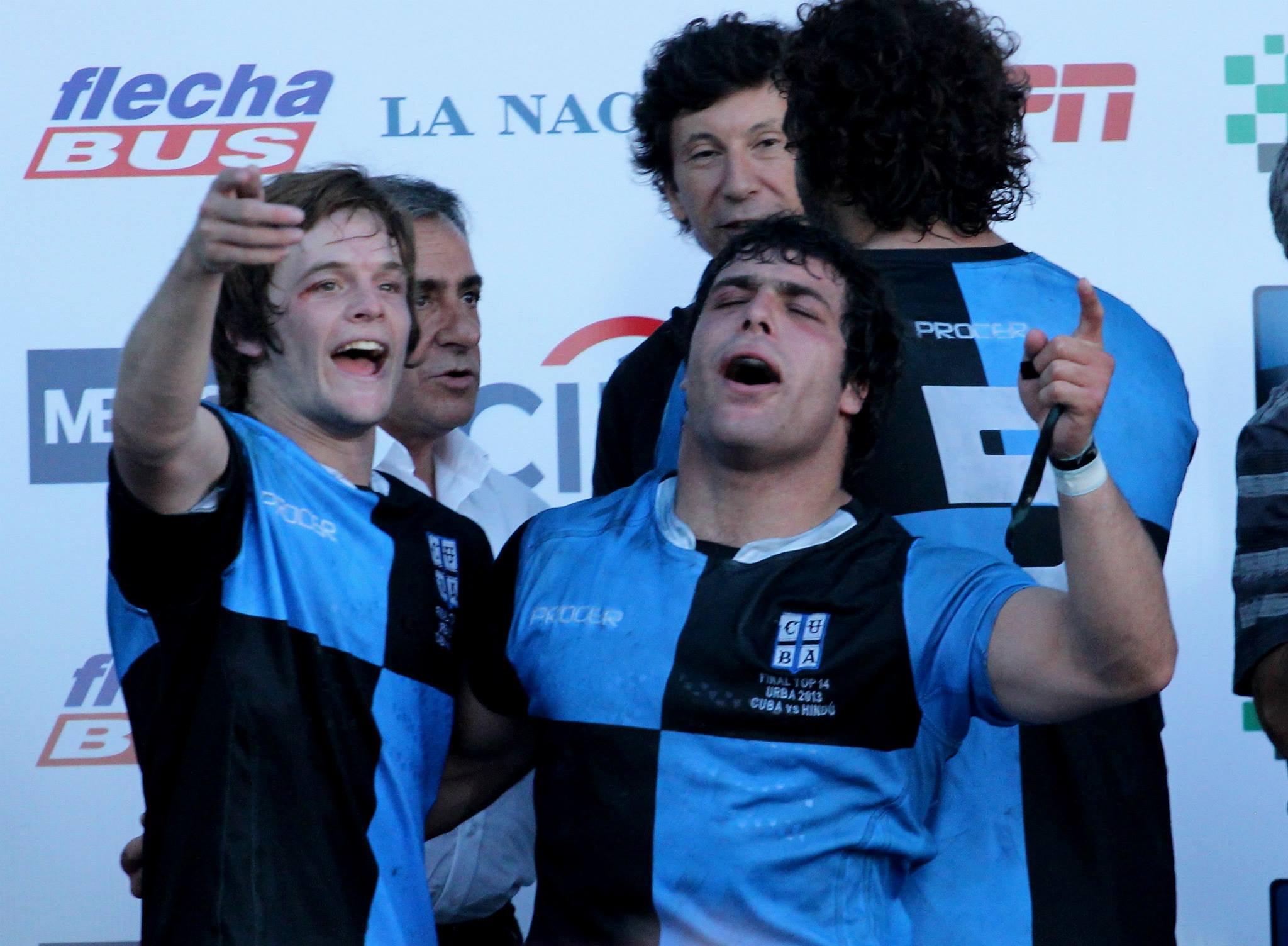 Pedro BENCE PIERES -  Club Universitario de Buenos Aires -  - Rugby - CUBA (11) vs (9) Hindu - Final URBA 2013 (Festejo & Jugadores) (#CUBAHindu2013URBAjugadores) Photo by: Luis Robredo | Siuxy Sports 2013-10-26