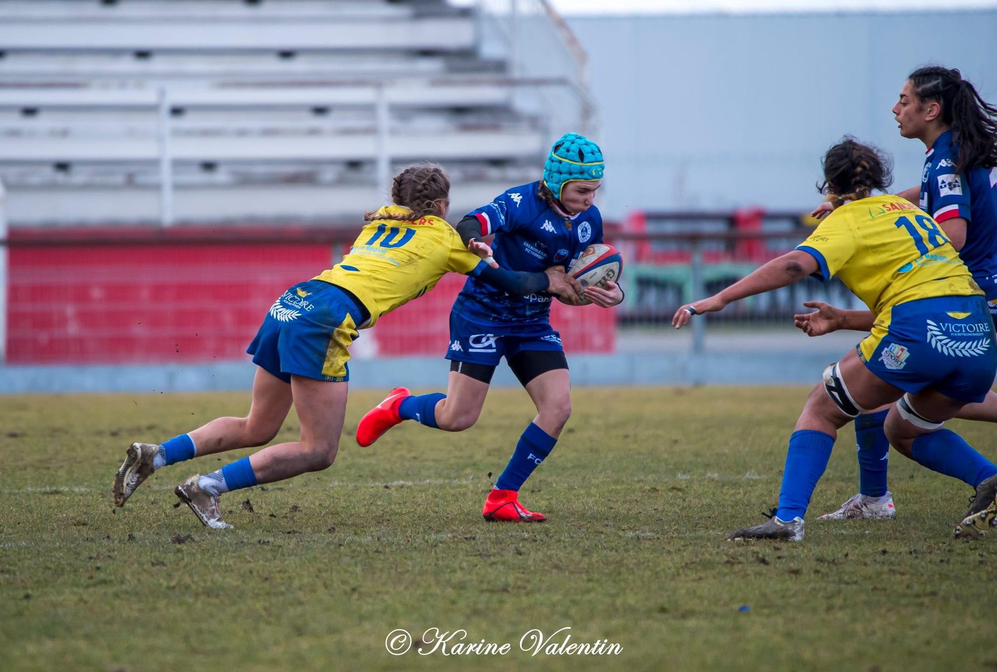  FC Grenoble Rugby - ASM Romagnat rugby féminin - Rugby - Grenoble Amazones vs ASM Romagnat (#FCGVsASMRomagnat2022) Photo by: Karine Valentin | Siuxy Sports 2022-02-06