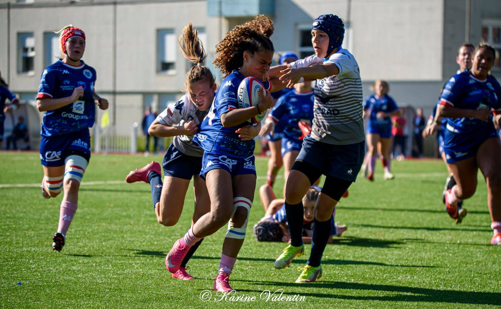  FC Grenoble Rugby - Montpellier Hérault Rugby - Rugby - FC Grenoble VS Montpellier U18 (#GrenobleVsMontpll2021octU18) Photo by: Karine Valentin | Siuxy Sports 2021-10-18