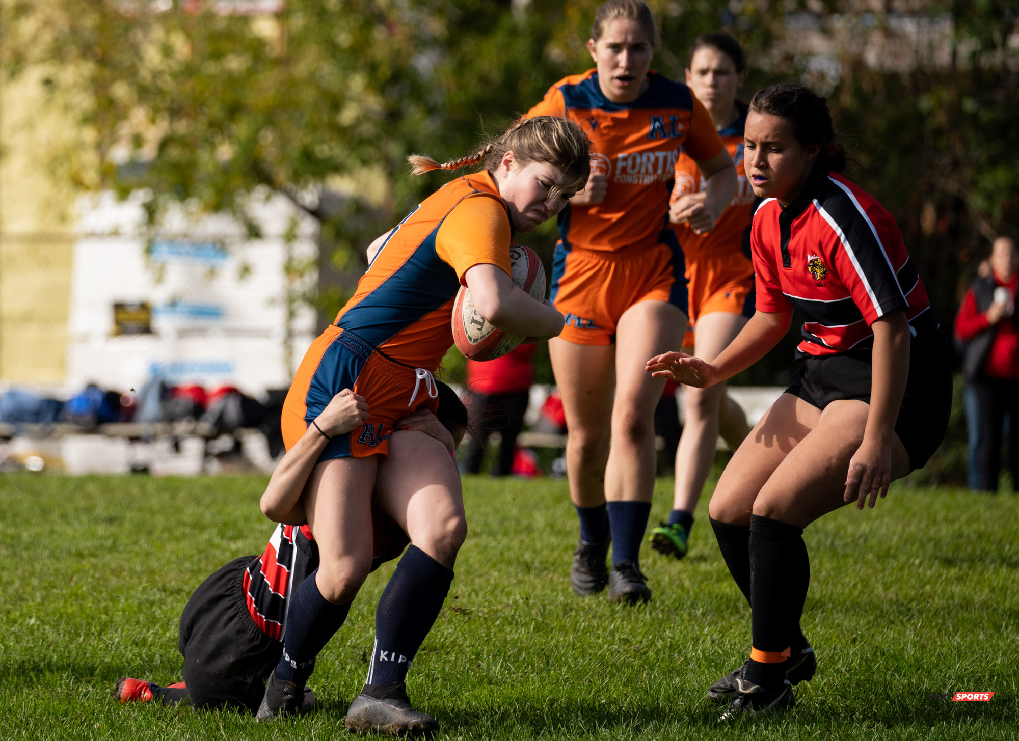 Emma LAVIGNE -  Cégep Vanier - Cégep André Laurendeau - Rugby -  (#VanierVsAL2021F) Photo by:  | Siuxy Sports 2021-10-24
