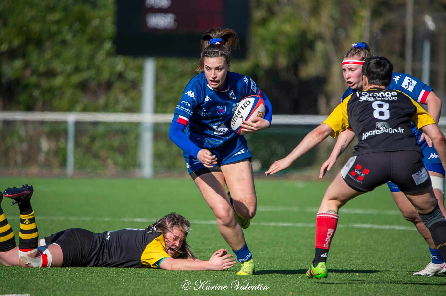 Elodie NOVELLO -  FC Grenoble Rugby - Stade Olympique de Chambéry rugby - Rugby - FC Grenoble (76-7) SOC Rugby - Féd1 (#AmazonesVsSOC2022) Photo by: Karine Valentin | Siuxy Sports 2022-02-27