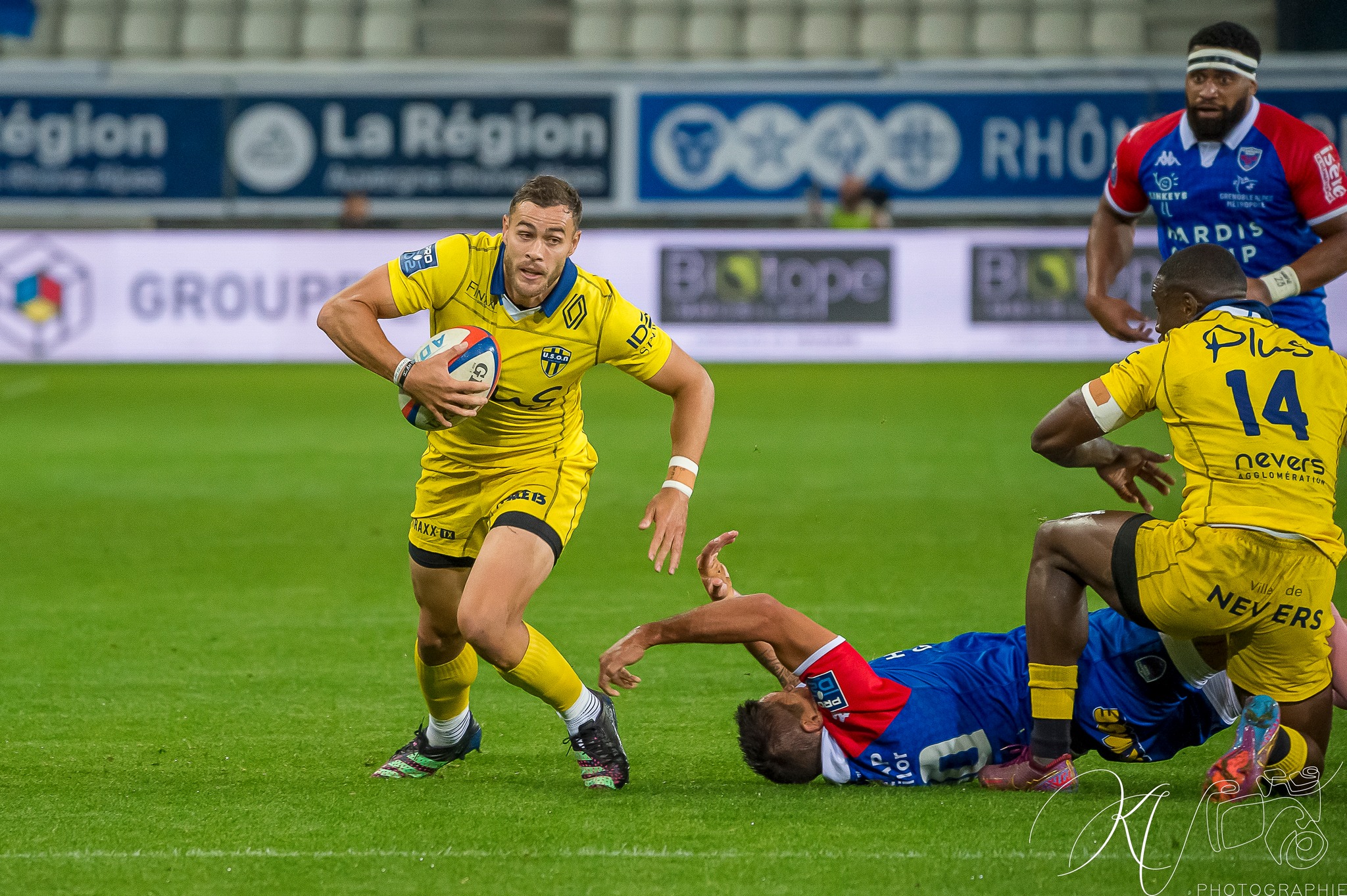  FC Grenoble Rugby - USON Nevers - Rugby - FC GRENOBLE RUGBY (19) VS USON NEVERS (18) - 2022 (#FCGvsUSONm22022) Photo by: Karine Valentin | Siuxy Sports 2022-10-27