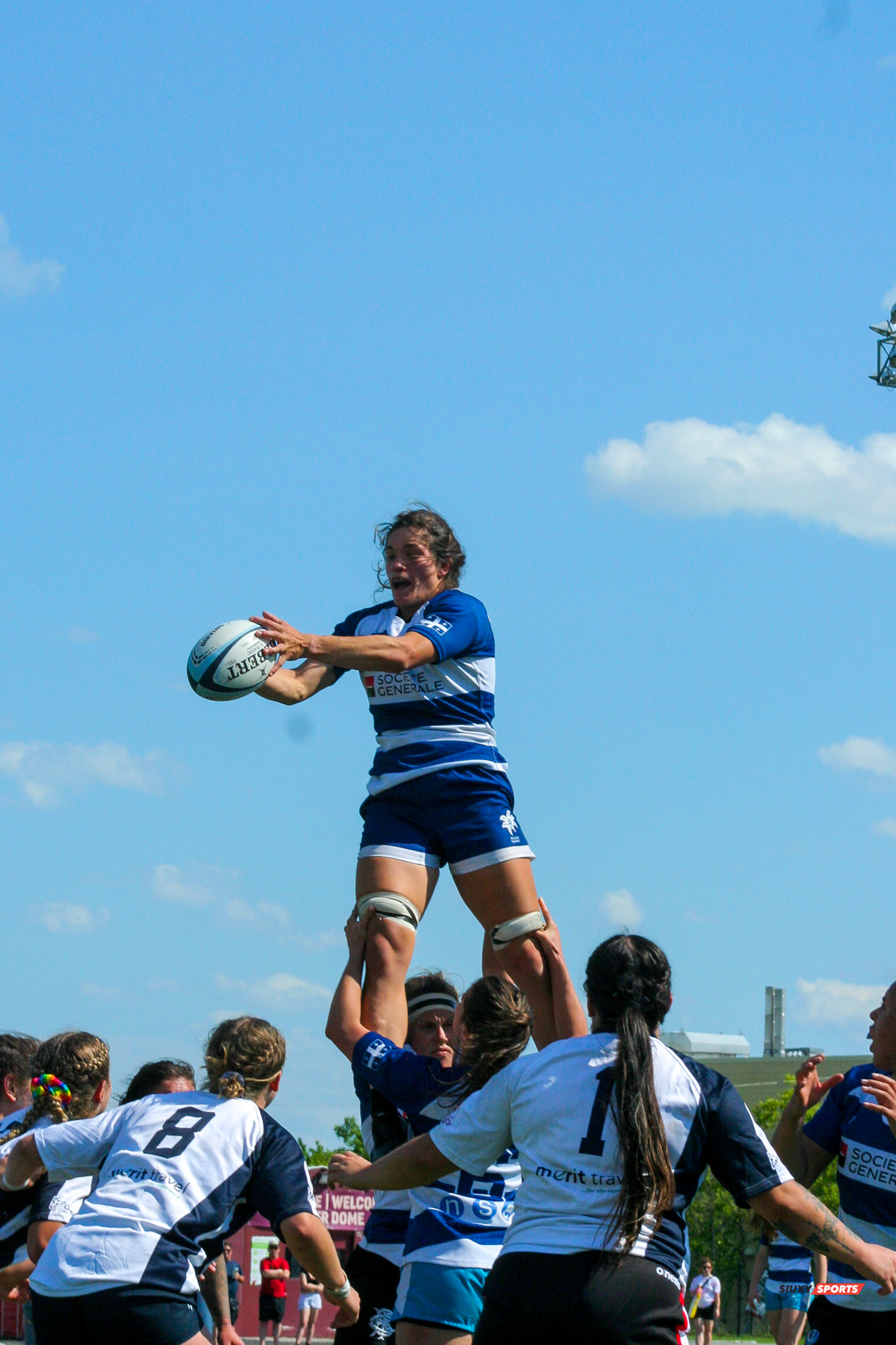 Fabiola FORTEZA -  Équipe féminine - Rugby Québec - Ontario Blues (w) - Rugby -  (#RUGBYFEMQCVON2022REELA2) Photo by: Thomas Alem-Lebel | Siuxy Sports 2022-07-02