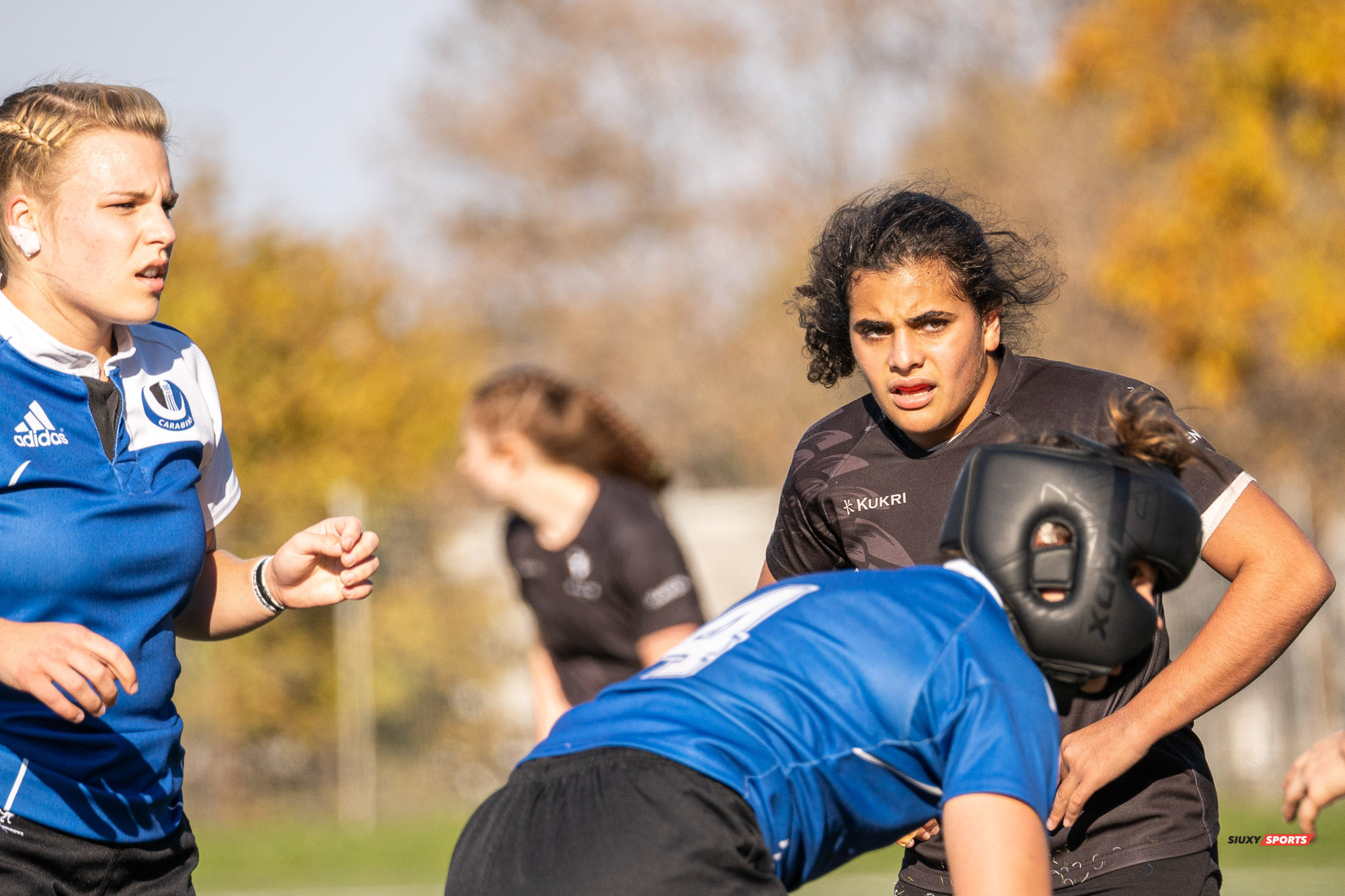 Carolane LARIVIÈRE - Malak SAIF EL NASR -  Université de Montréal - Université Carleton - Rugby -  (#3UdeMvsCarletonF) Photo by:  | Siuxy Sports 2021-11-07