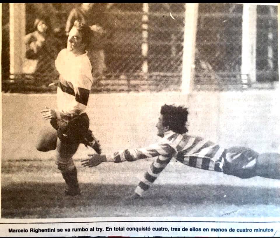 Marcelo RIGHENTINI -   -  - Rugby - Contra San Juan, campeonato Argentino () Photo by:  | Siuxy Sports 1989-10-15