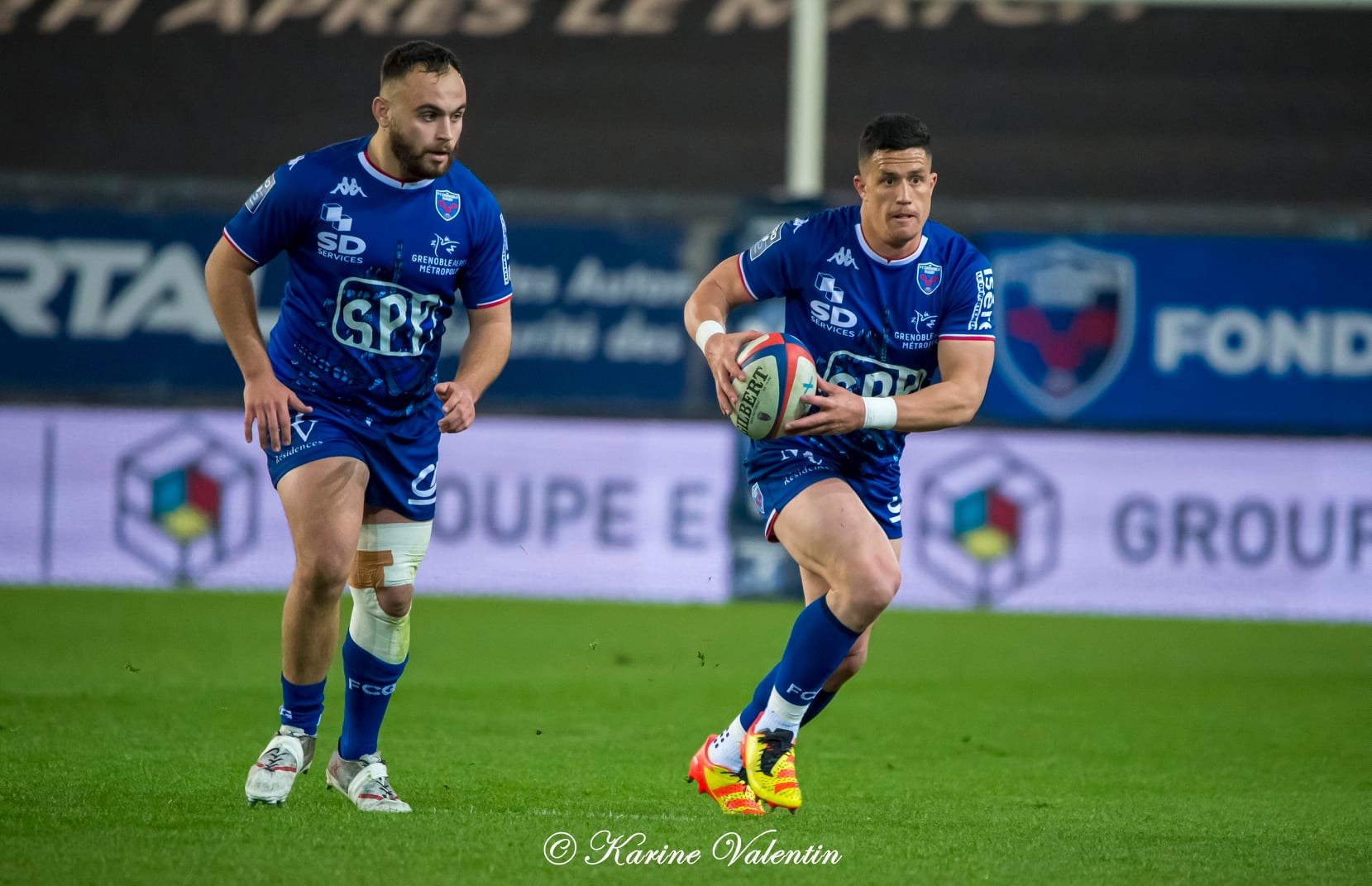 Adrien SEGURET -  FC Grenoble Rugby - USON Nevers - Rugby - FC Grenoble Rugby (34) vs USON Nevers (10) - 2022 (#FCGvsUSON2022) Photo by: Karine Valentin | Siuxy Sports 2022-03-04