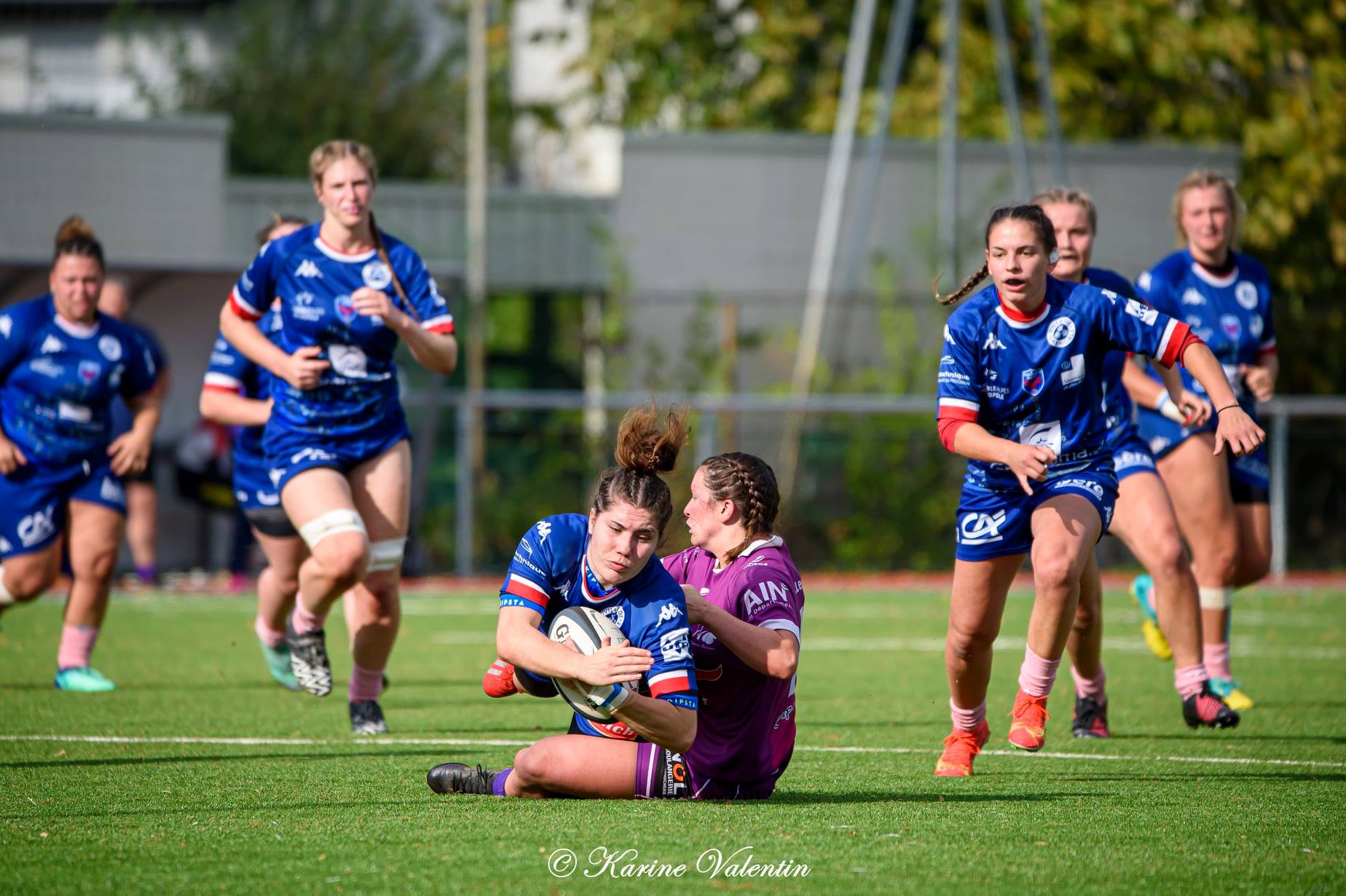  FC Grenoble Rugby - US Bressane Pays de l'Ain - Rugby - Grenoble Amazones vs Bourg en Bresse - F1 (#AmazonesVsUSBPA2021oct) Photo by: Karine Valentin | Siuxy Sports 2021-10-10