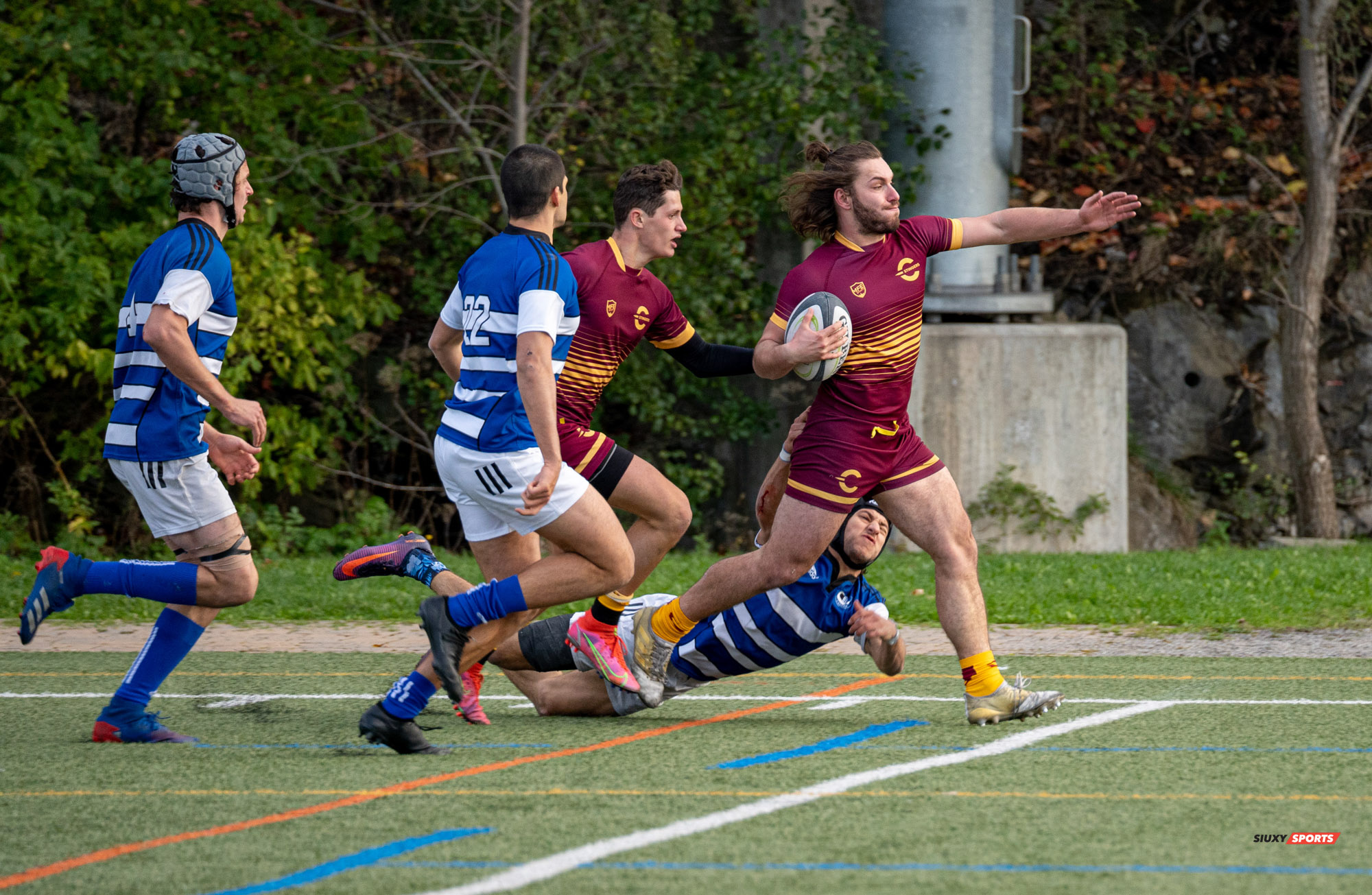 Arthur DU CHAFFAUT -  Université de Montréal - Université Concordia - Rugby -  (#UdeMvsConcordia2021M) Photo by:  | Siuxy Sports 2021-10-23