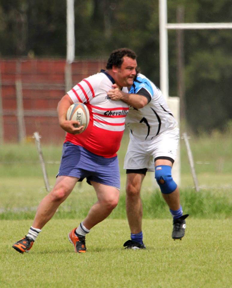  Areco Rugby Club - Centro Naval - RugbyV - Areco vs RON XV (Centro Naval) - Primer Encuentro de Veteranos en Areco con Vaquillona c/ Cuero 2014 (#ArecoVsRONXV2014) Photo by: Luis Robredo | Siuxy Sports 2014-10-18