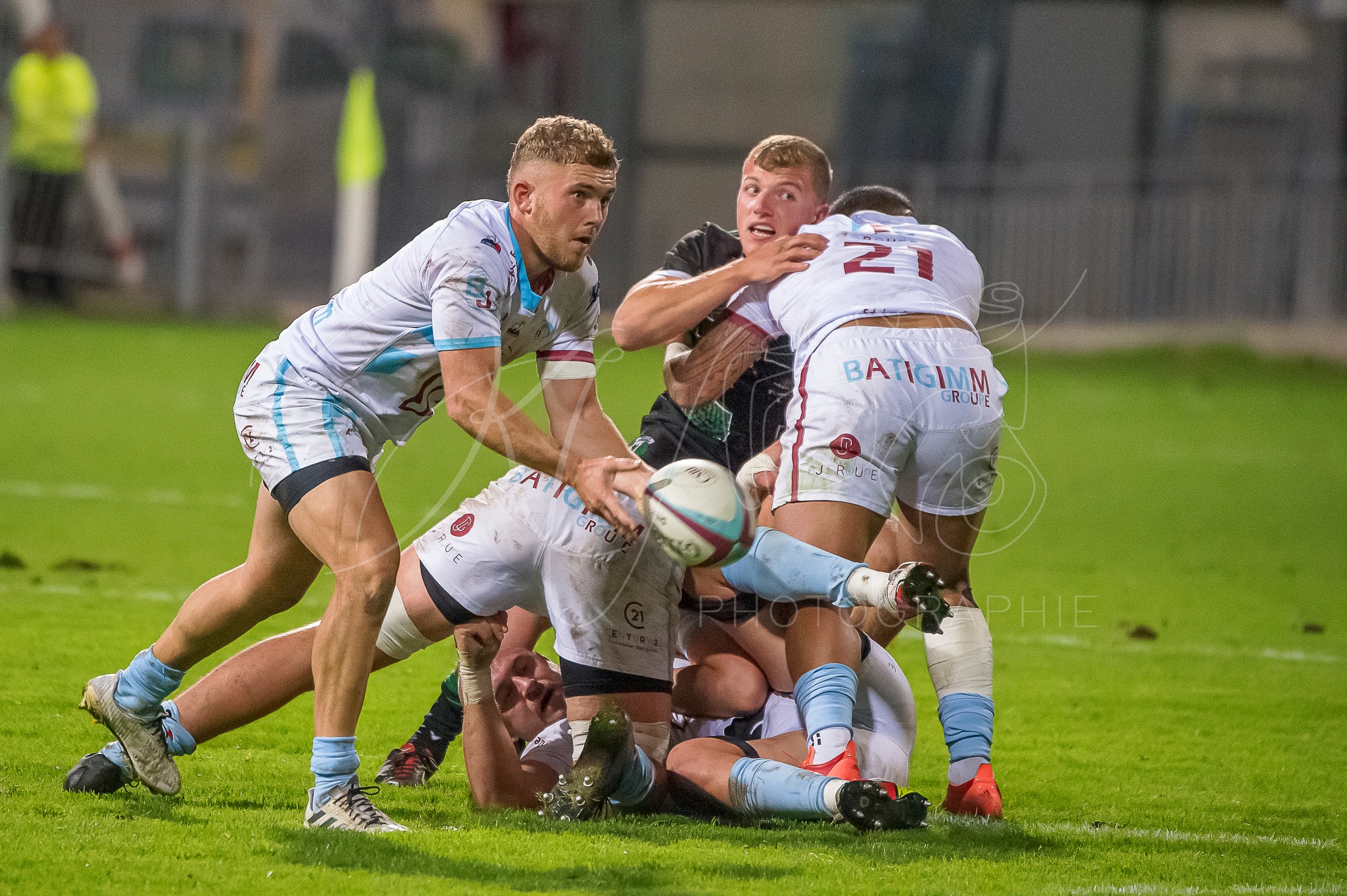  CS Bourgoin-Jallieu - RC Suresnes - Rugby - CSBJRC vs Suresnes - 2022 (#csbjrcsuresnes2022) Photo by: Karine Valentin | Siuxy Sports 2022-10-08