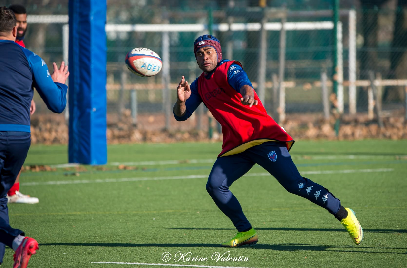 Benito MASILEVU - Timosi NAGUSA -  FC Grenoble Rugby -  - Rugby - Entrainement Rugby (#RFCGrenobleEntr2022jan) Photo by: Karine Valentin | Siuxy Sports 2022-01-25