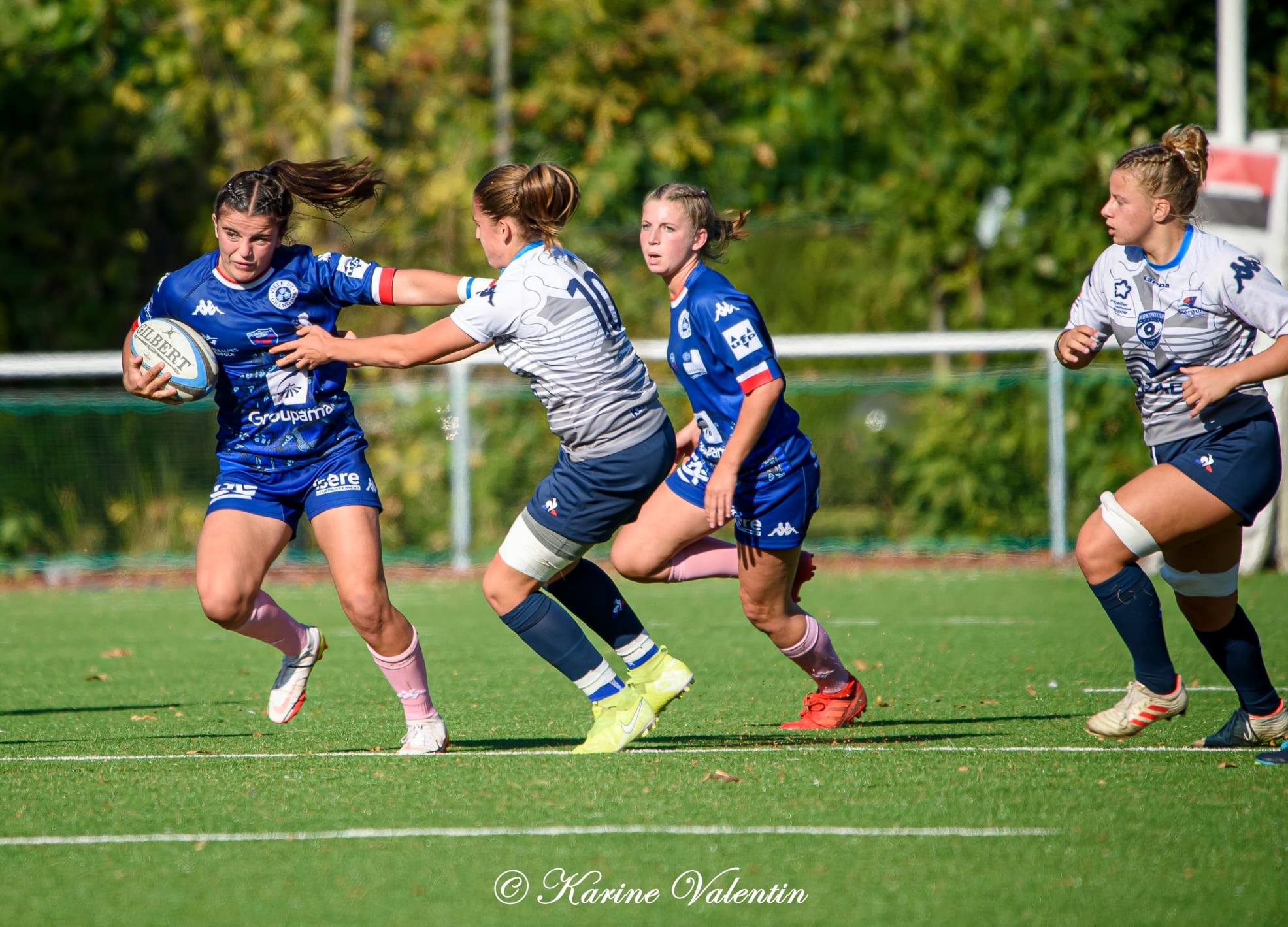  FC Grenoble Rugby - Montpellier Hérault Rugby - Rugby - FC Grenoble VS Montpellier U18 (#GrenobleVsMontpll2021octU18) Photo by: Karine Valentin | Siuxy Sports 2021-10-18