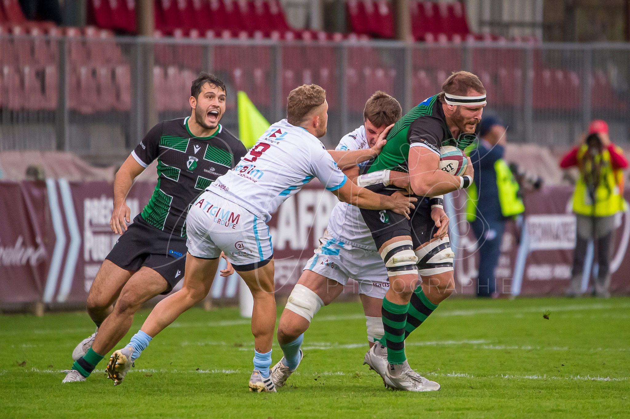  CS Bourgoin-Jallieu - RC Suresnes - Rugby - CSBJRC vs Suresnes - 2022 (#csbjrcsuresnes2022) Photo by: Karine Valentin | Siuxy Sports 2022-10-08
