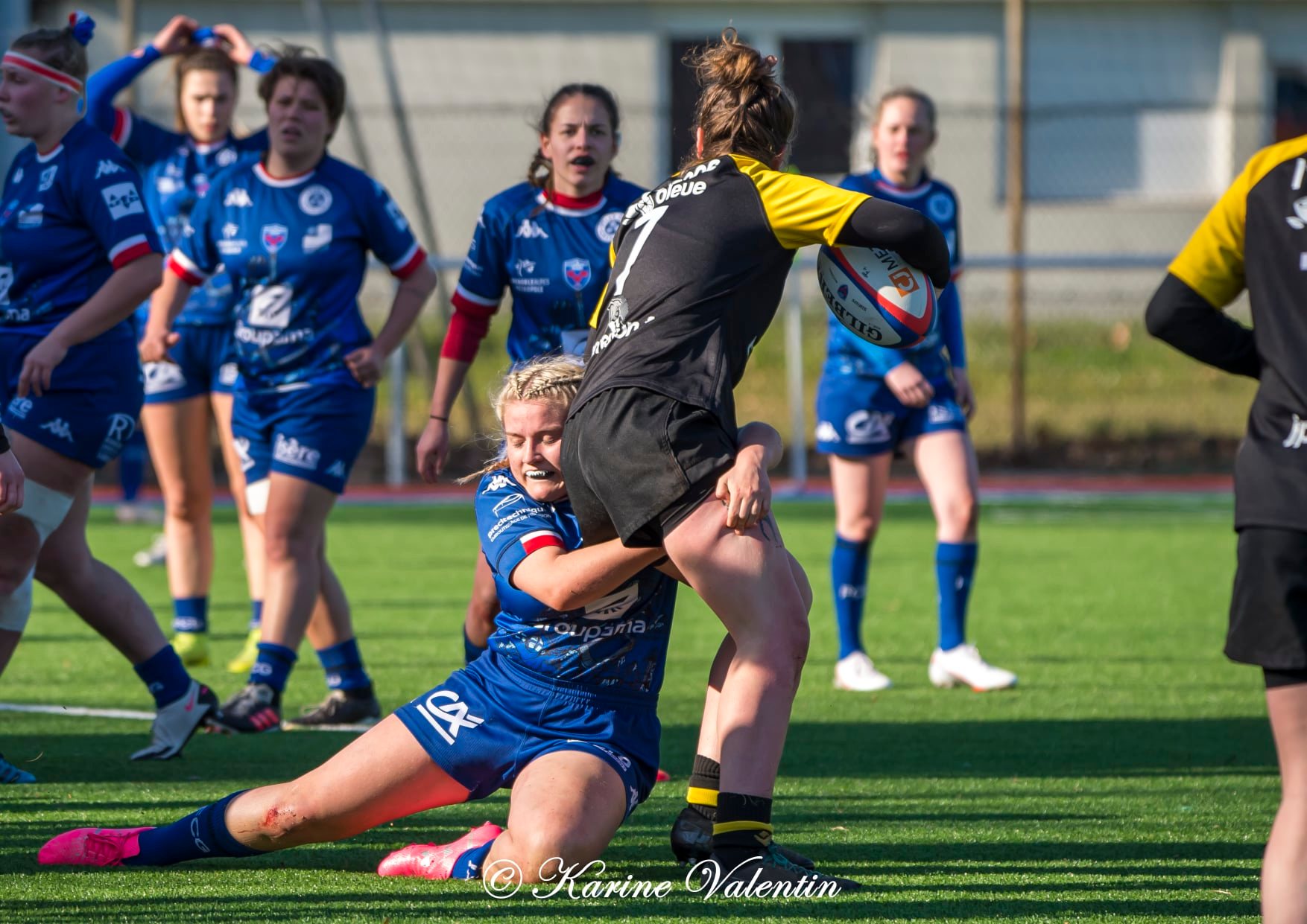 FC Grenoble Rugby - Stade Olympique de Chambéry rugby - Rugby - FC Grenoble (76-7) SOC Rugby - Féd1 (#AmazonesVsSOC2022) Photo by: Karine Valentin | Siuxy Sports 2022-02-27