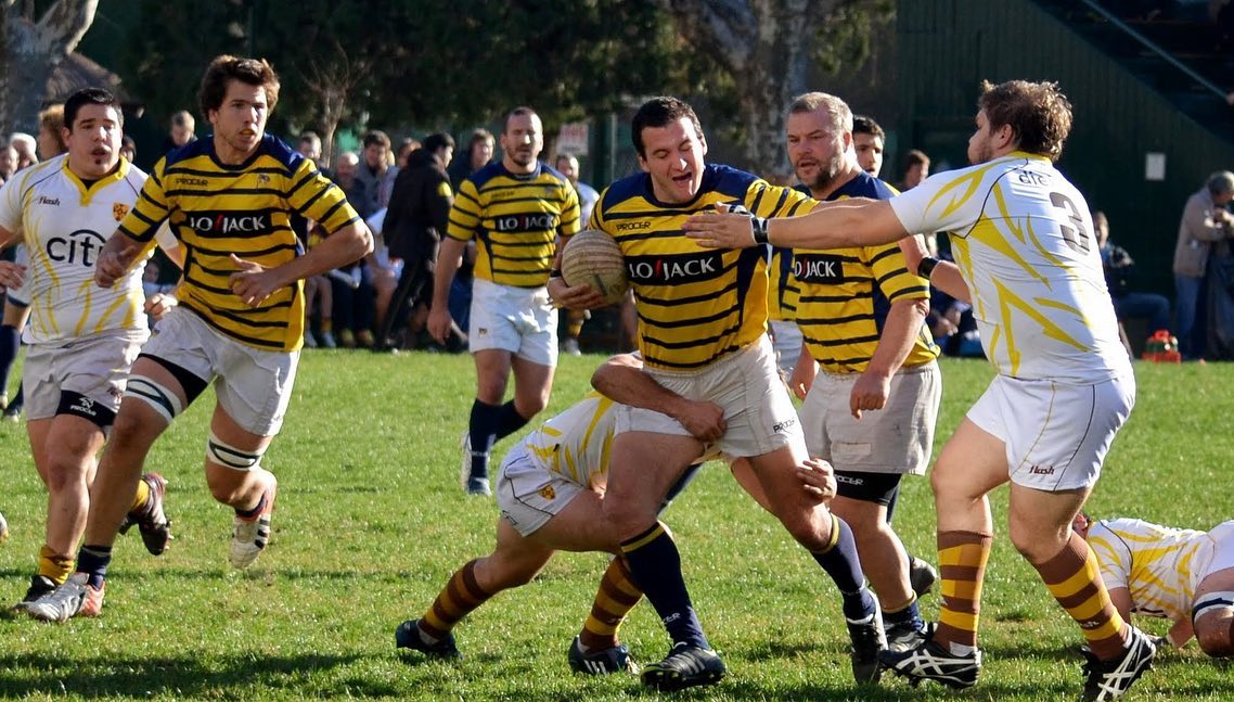  Club Regatas de Bella Vista - Belgrano Athletic Club - Rugby - Tackle de dudosa intencion () Photo by:  | Siuxy Sports 2020-05-03