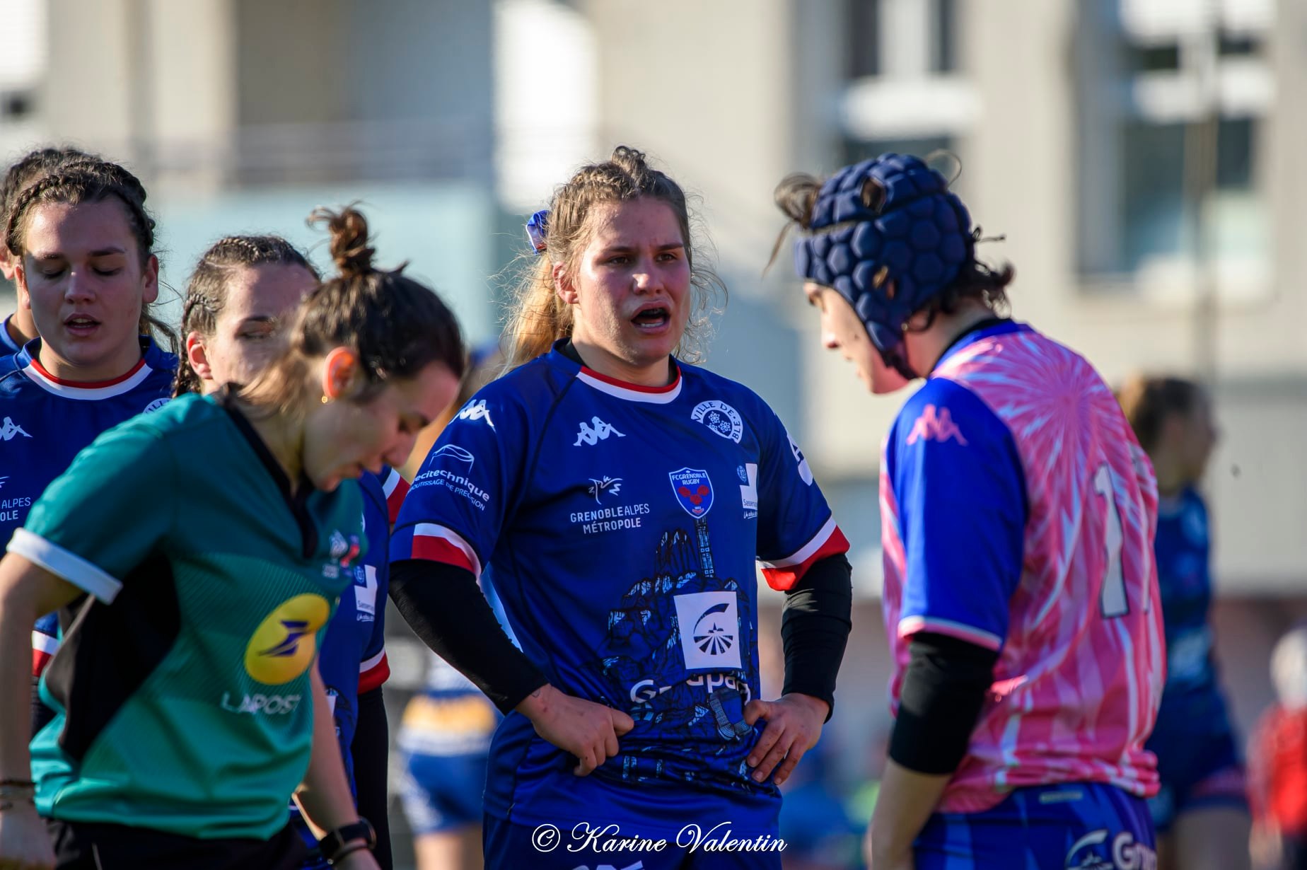 Suzie BROZDA - Lorette JACQUOT -  FC Grenoble Rugby - Stade Français - Rugby - FC Grenoble Vs Stade Français (#AmznesVsPinkRckts2022) Photo by: Karine Valentin | Siuxy Sports 2022-01-16