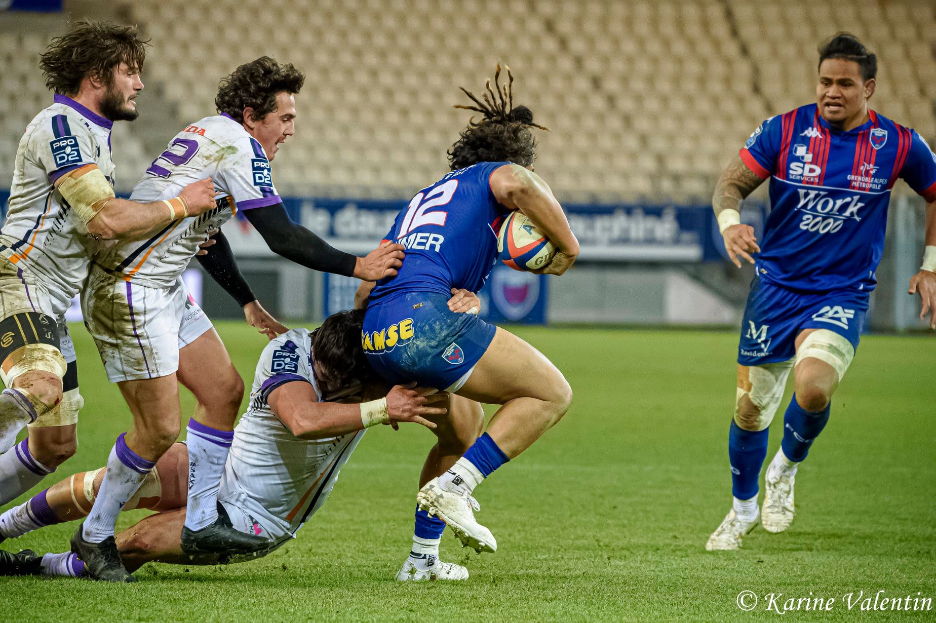  FC Grenoble Rugby - Soyaux Angoulême - Rugby - FC Grenoble VS Soyaux Angoulême (#GrenobleAngouleme2021jan) Photo by: Karine Valentin | Siuxy Sports 2021-01-15
