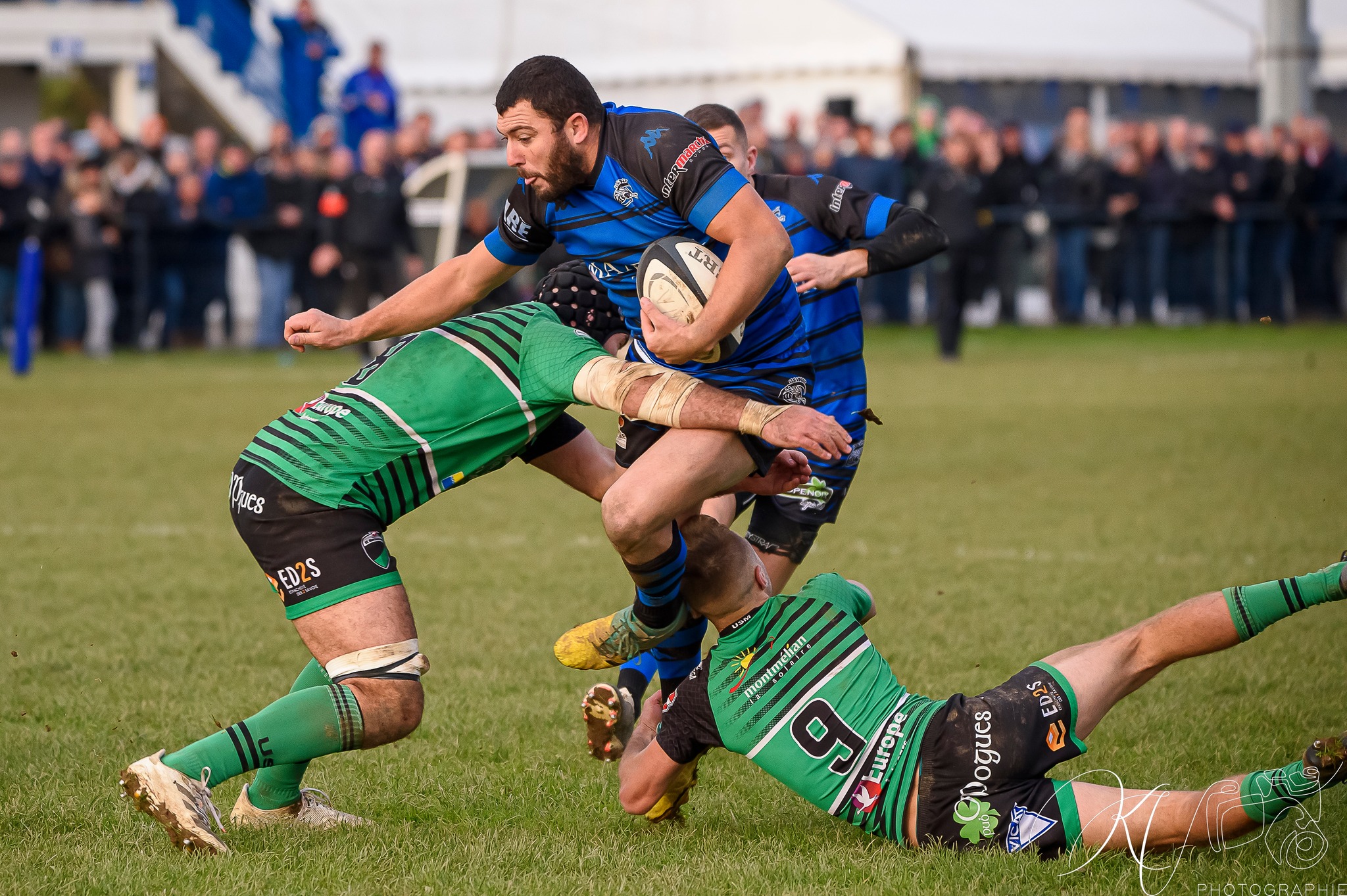  US Vinay - US Montmelian - Rugby - US Vinay (18) vs (28) US Montmélian (#USVUSM2022) Photo by: Karine Valentin | Siuxy Sports 2022-11-27