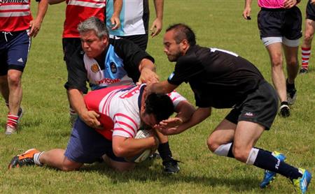 Areco vs RON XV (Centro Naval) - Primer Encuentro de Veteranos en Areco con Vaquillona c/ Cuero 2014