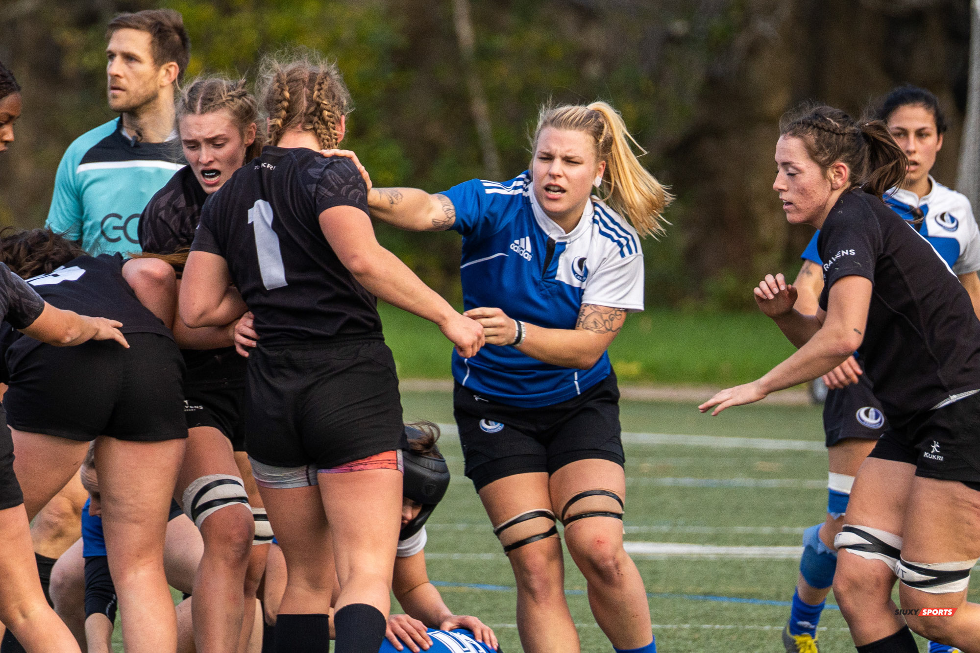 Carolane LARIVIÈRE -  Université de Montréal - Université Carleton - Rugby -  (#3UdeMvsCarletonF) Photo by:  | Siuxy Sports 2021-11-07