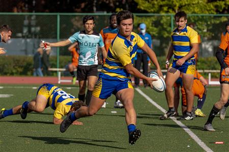 RSEQ - Rugby Masc - André Laurendeau (14) vs (33) John Abbott College - Reel A