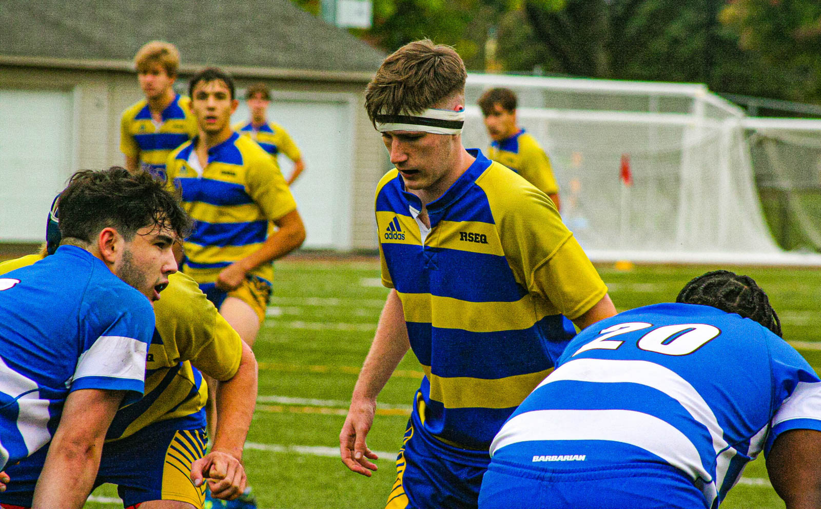 Chris OTT - Tyson STOCK -  College John Abbott - College Dawson - Rugby -  (#AbbottVsDawsonM2021) Photo by:  | Siuxy Sports 2021-10-03