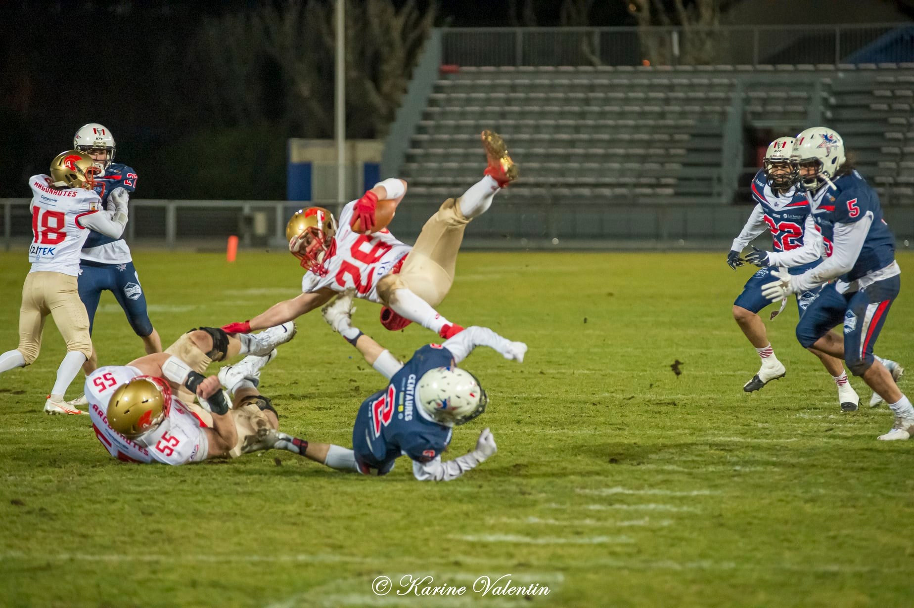  Grenoble - Aix-en-Provence - Football - Centaures vs Argonautes (#CentauresVsArgonautes2022) Photo by: Karine Valentin | Siuxy Sports 2022-02-19