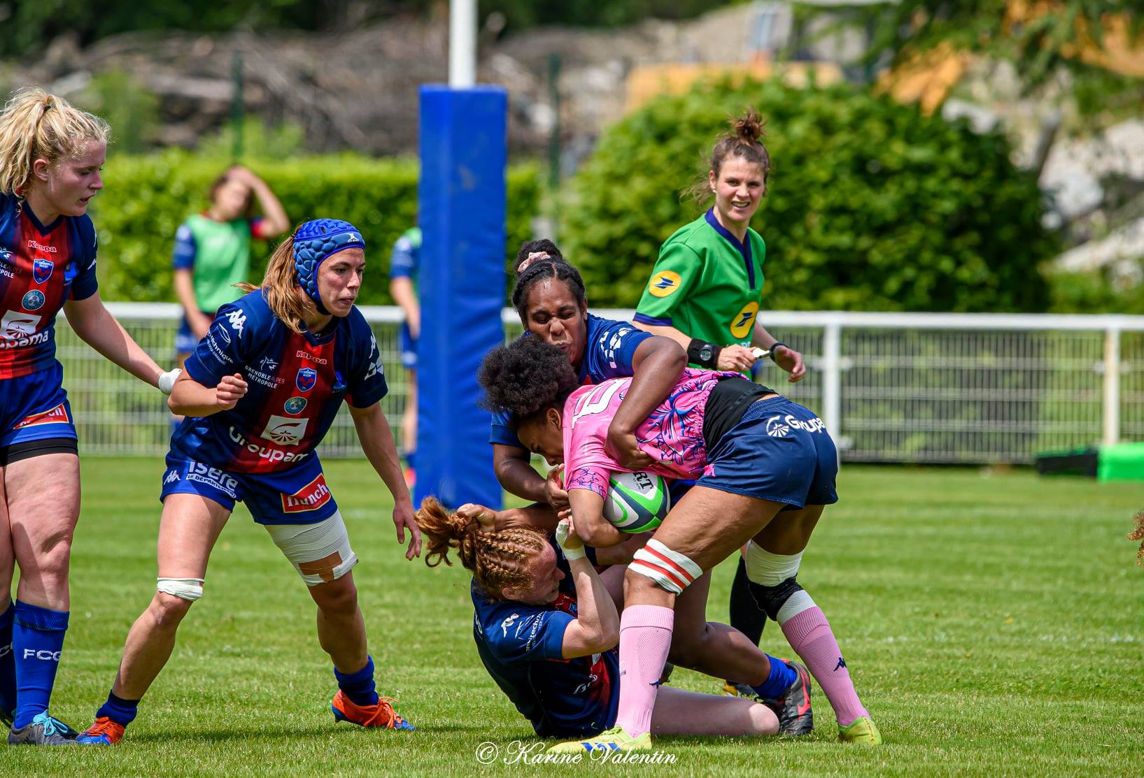 Makarita BALEINAGODO - Emma POULAT -  FC Grenoble Rugby - Stade Français - Rugby -  (#GrenobleVsStdFrancais2021) Photo by: Karine Valentin | Siuxy Sports 2021-05-23