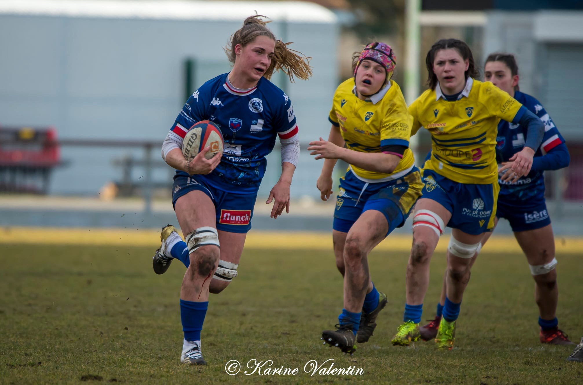 Lea CHAMPON -  FC Grenoble Rugby - ASM Romagnat rugby féminin - Rugby - Grenoble Amazones vs ASM Romagnat (#FCGVsASMRomagnat2022) Photo by: Karine Valentin | Siuxy Sports 2022-02-06